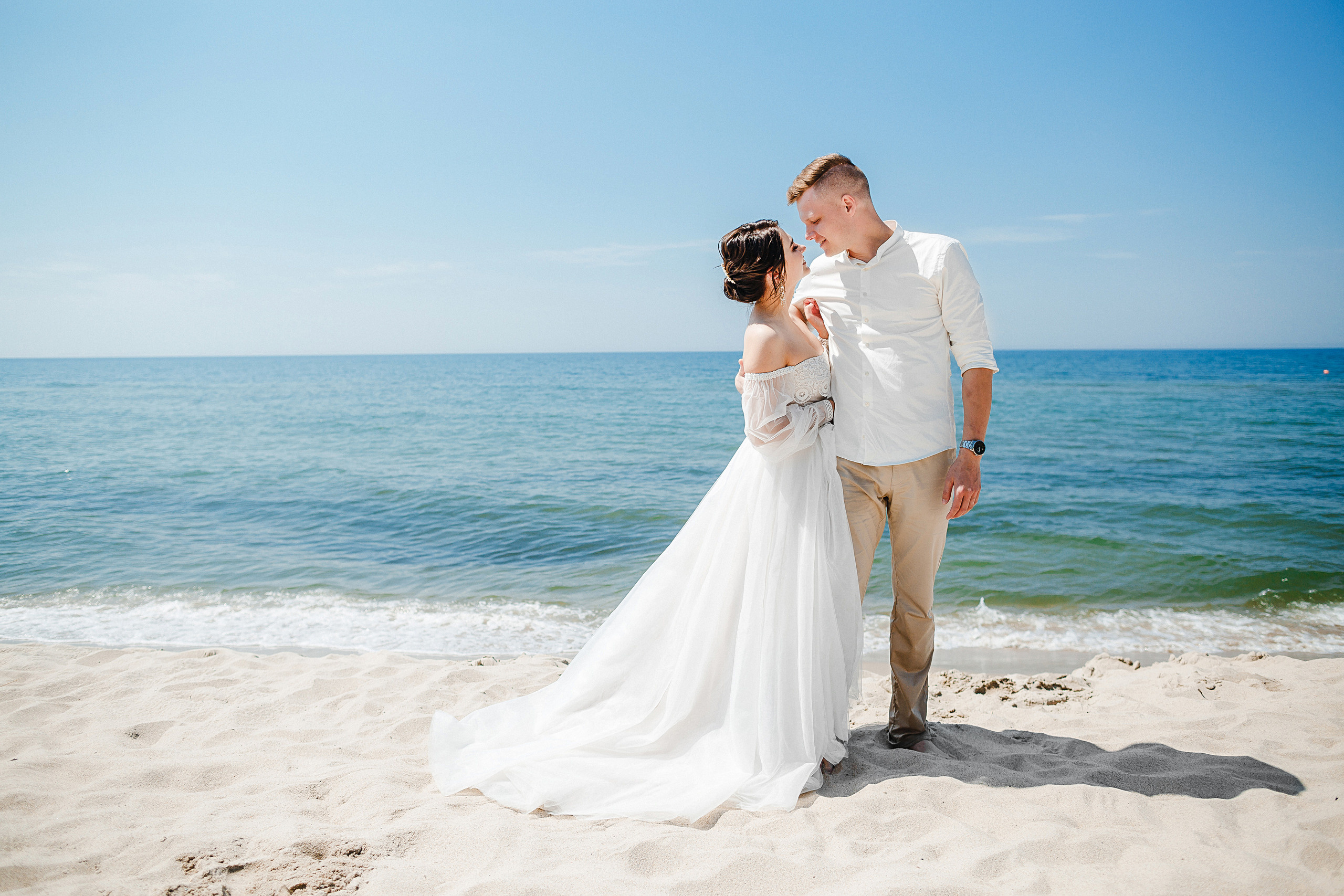 Свадьба на море. Свадебный фотограф Калининград Пасюта Данила