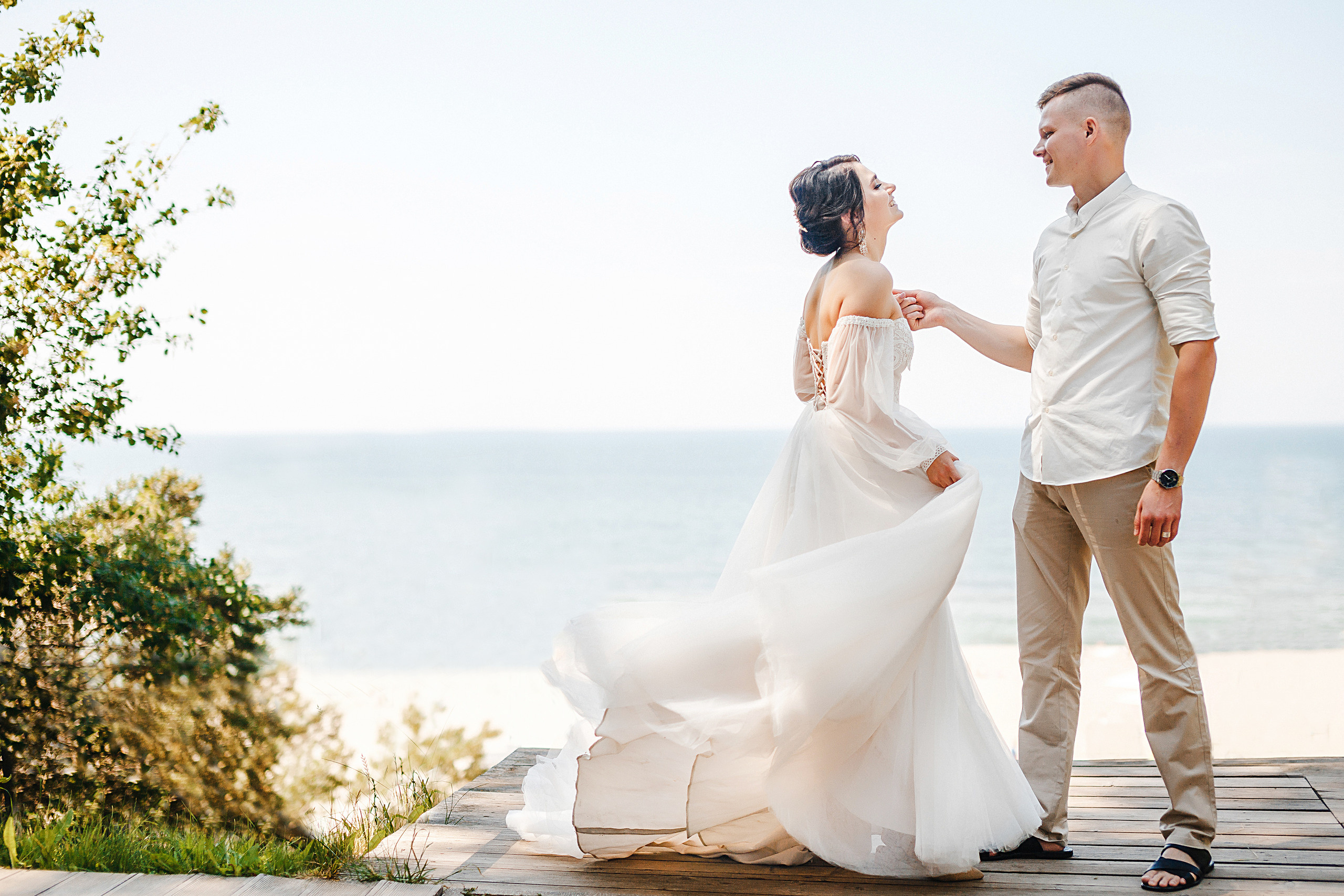 Свадьба на море. Свадебный фотограф Калининград Пасюта Данила