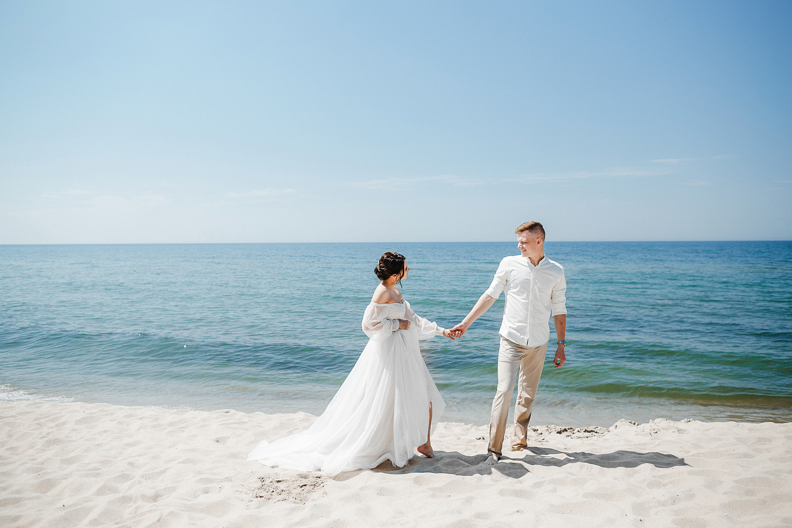 Свадьба на море. Свадебный фотограф Калининград Пасюта Данила