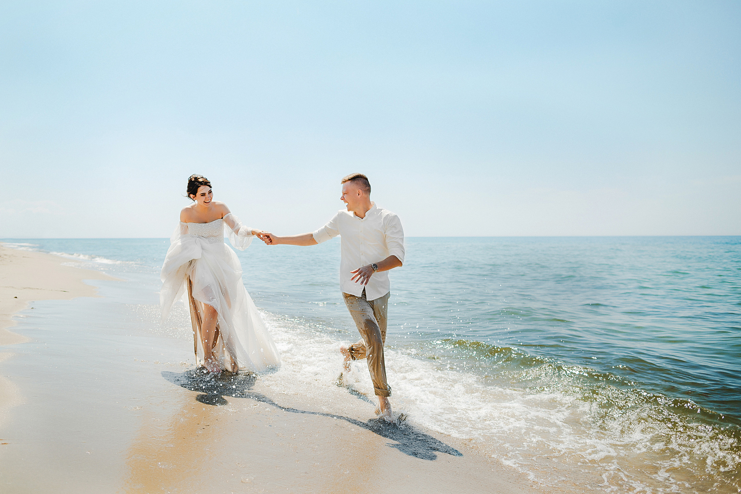 Свадьба на море. Свадебный фотограф Калининград Пасюта Данила