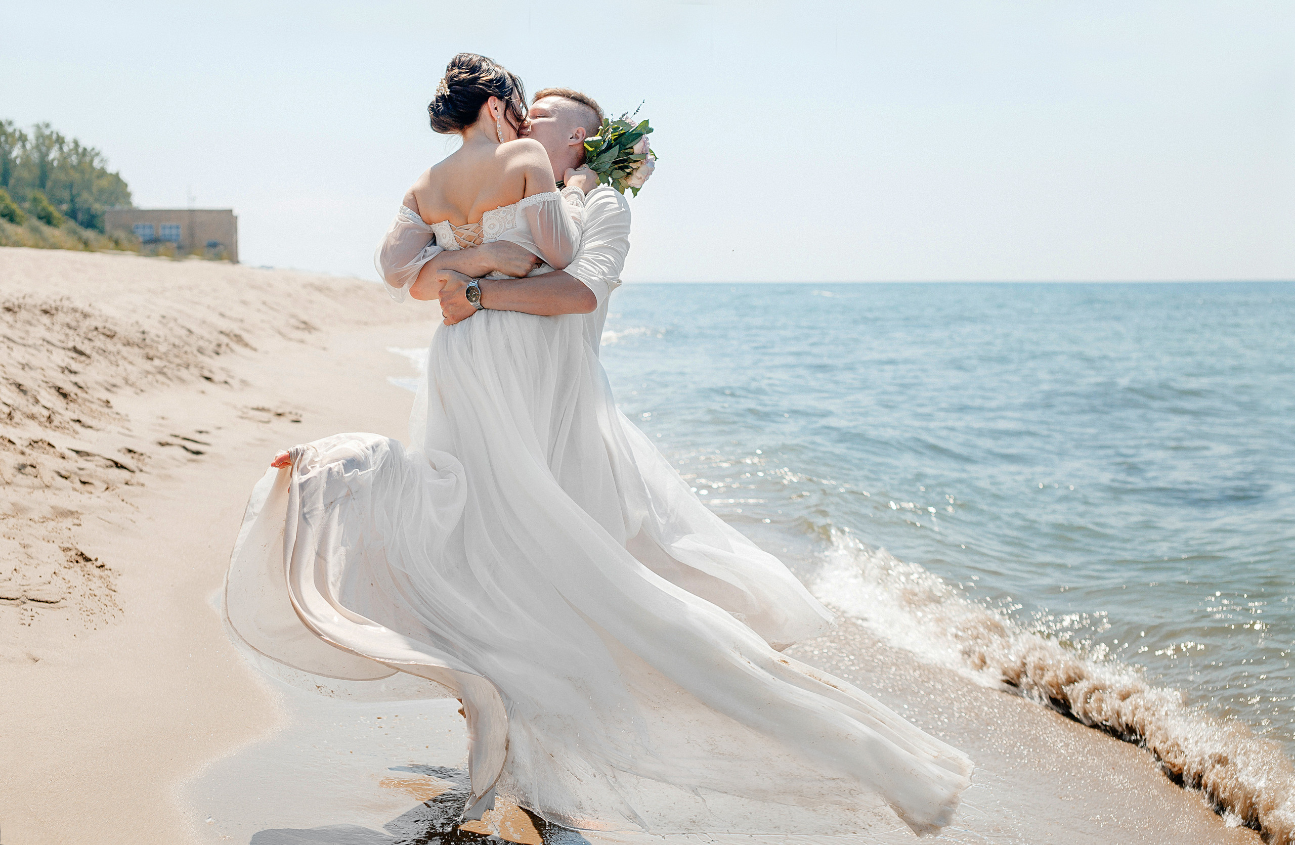 Свадьба на море. Свадебный фотограф Калининград Пасюта Данила