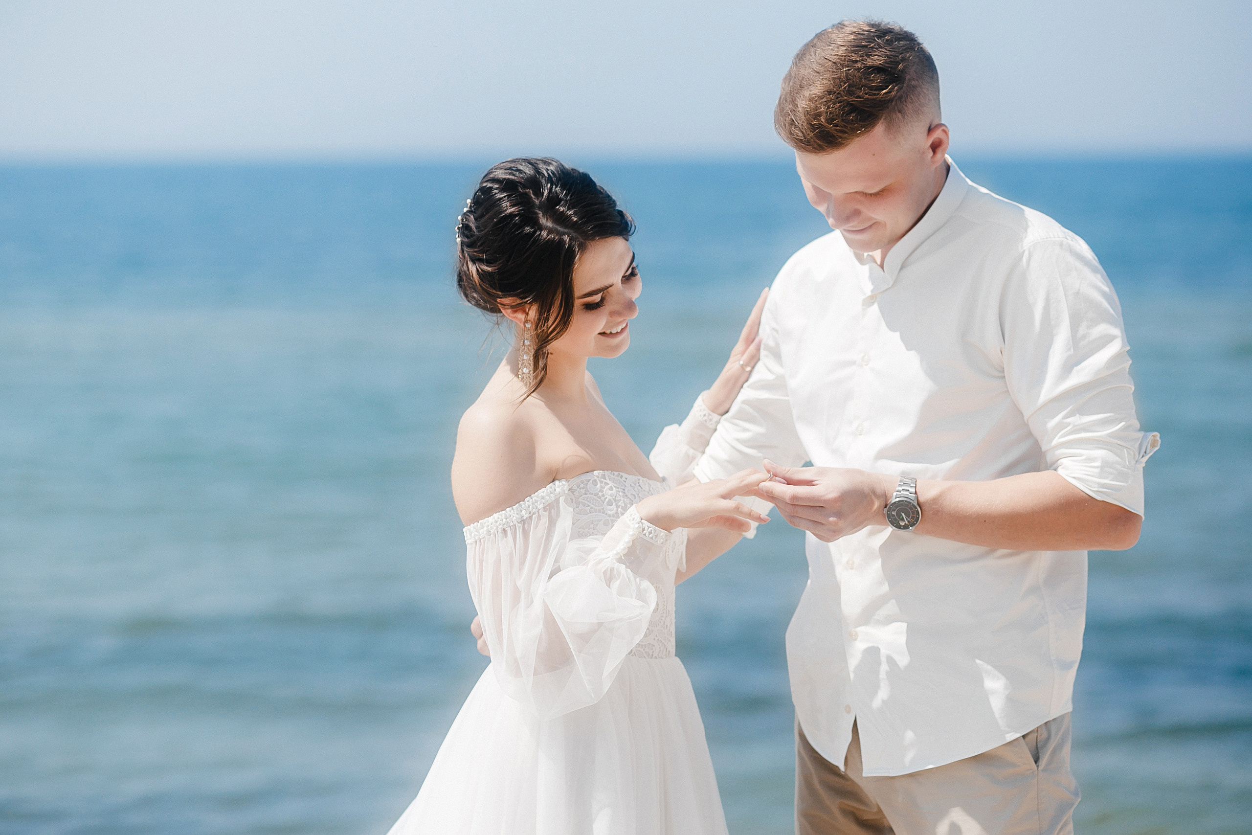 Свадьба на море. Свадебный фотограф Калининград Пасюта Данила