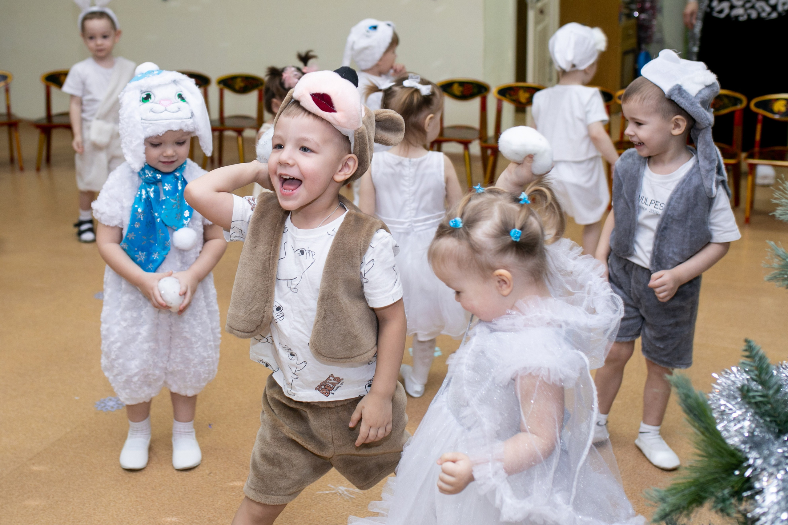 Жаконя д-с 490 Ясли новогодний утренник. Фотограф в Новосибирске Ася Зверева