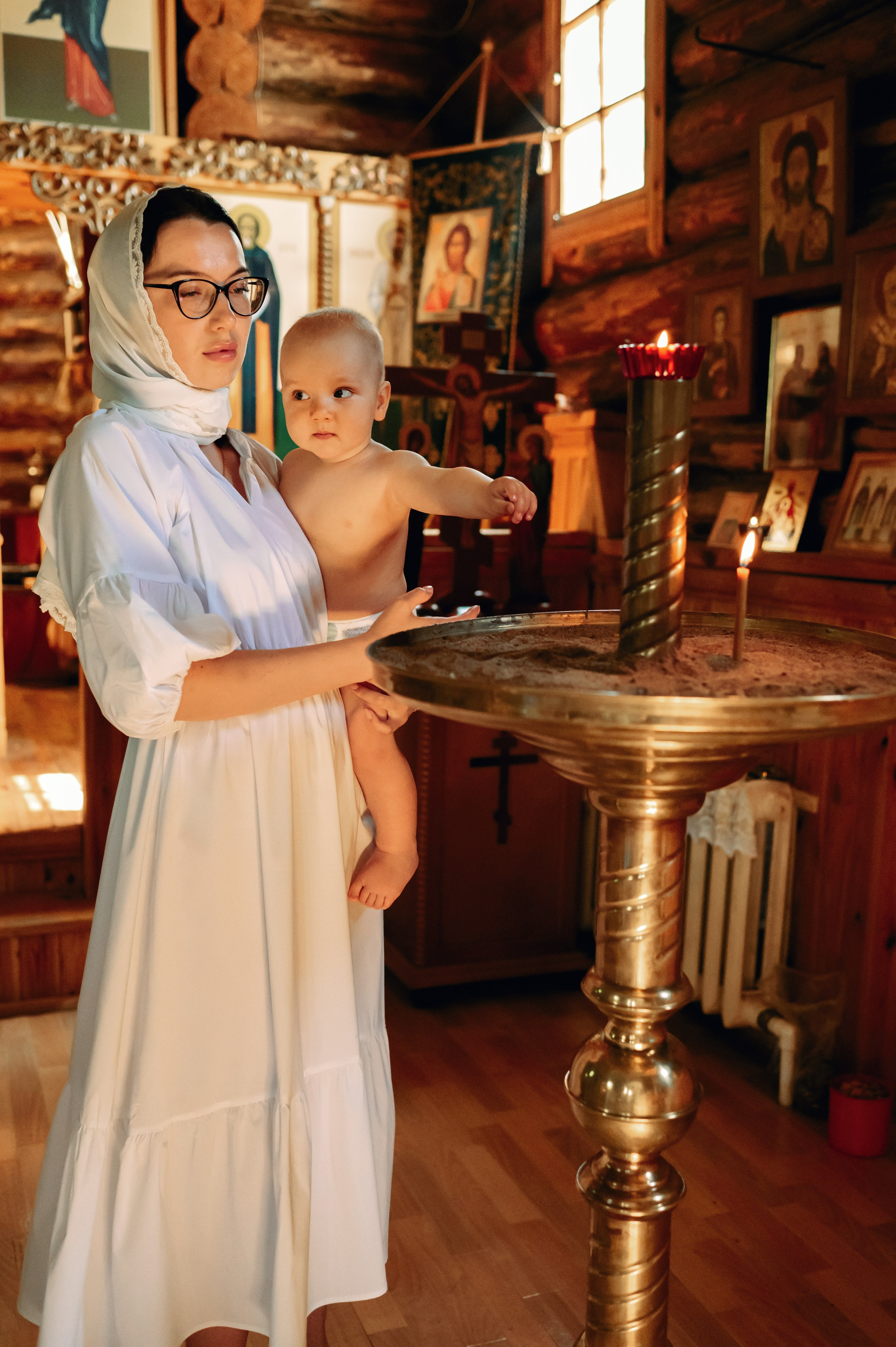 Фотосессия крещения детей. Фотограф в Кирове Инна Софронова