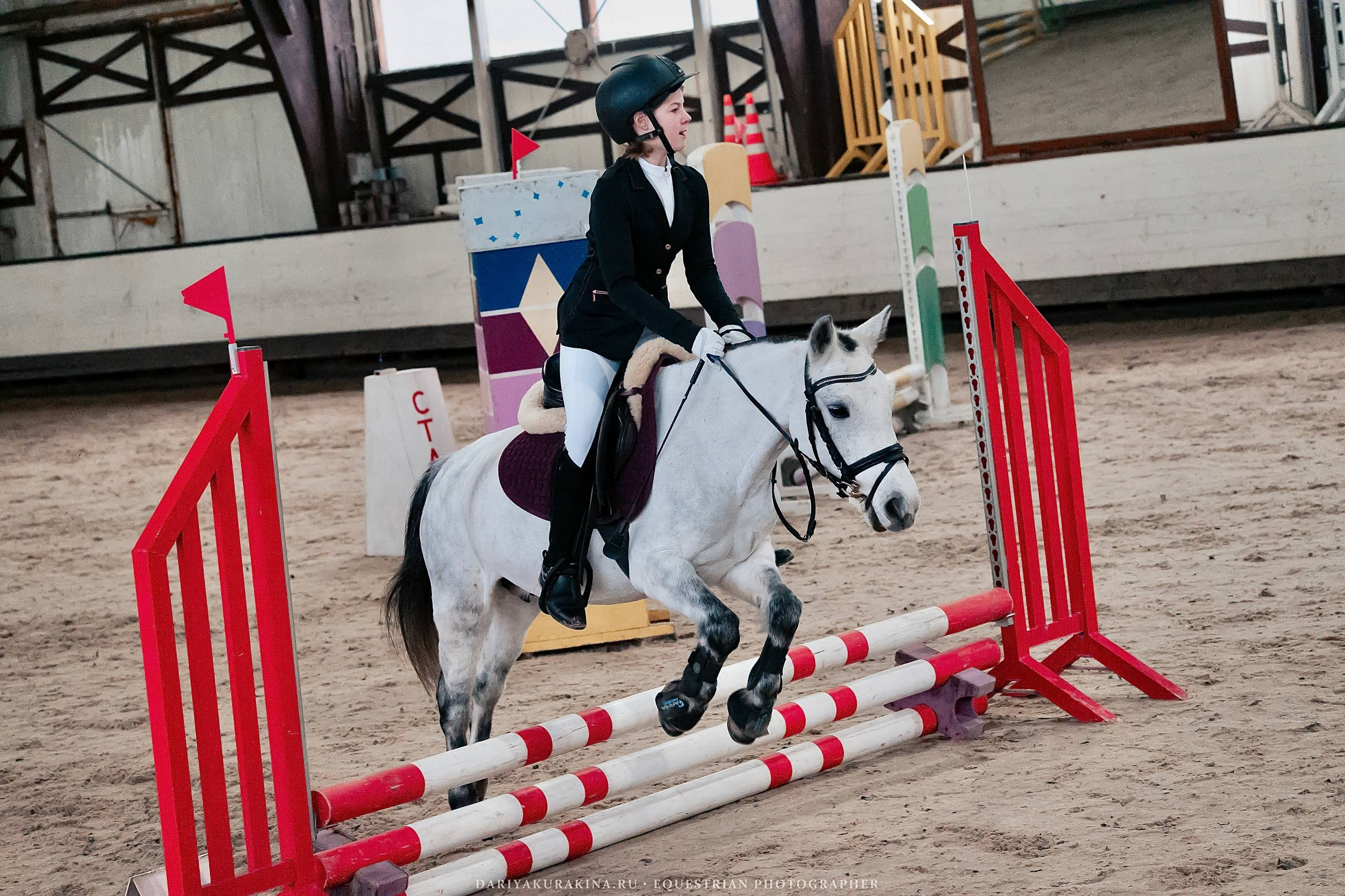 ОТКРЫТИЕ ЗИМНЕГО СЕЗОНА ПО КОНКУРУ В КСК «БЕЛАЯ ДАЧА». Куракина Дарья • Конный фотограф