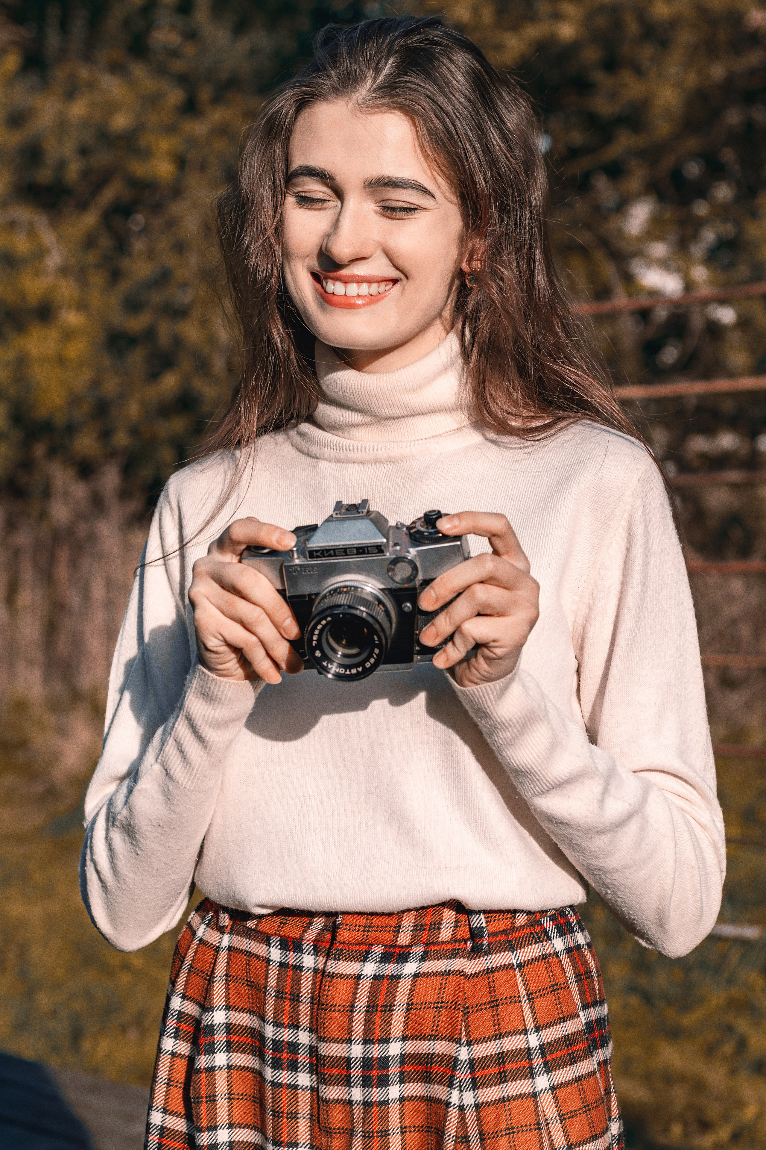 Осень. Фотограф в Новокузнецке