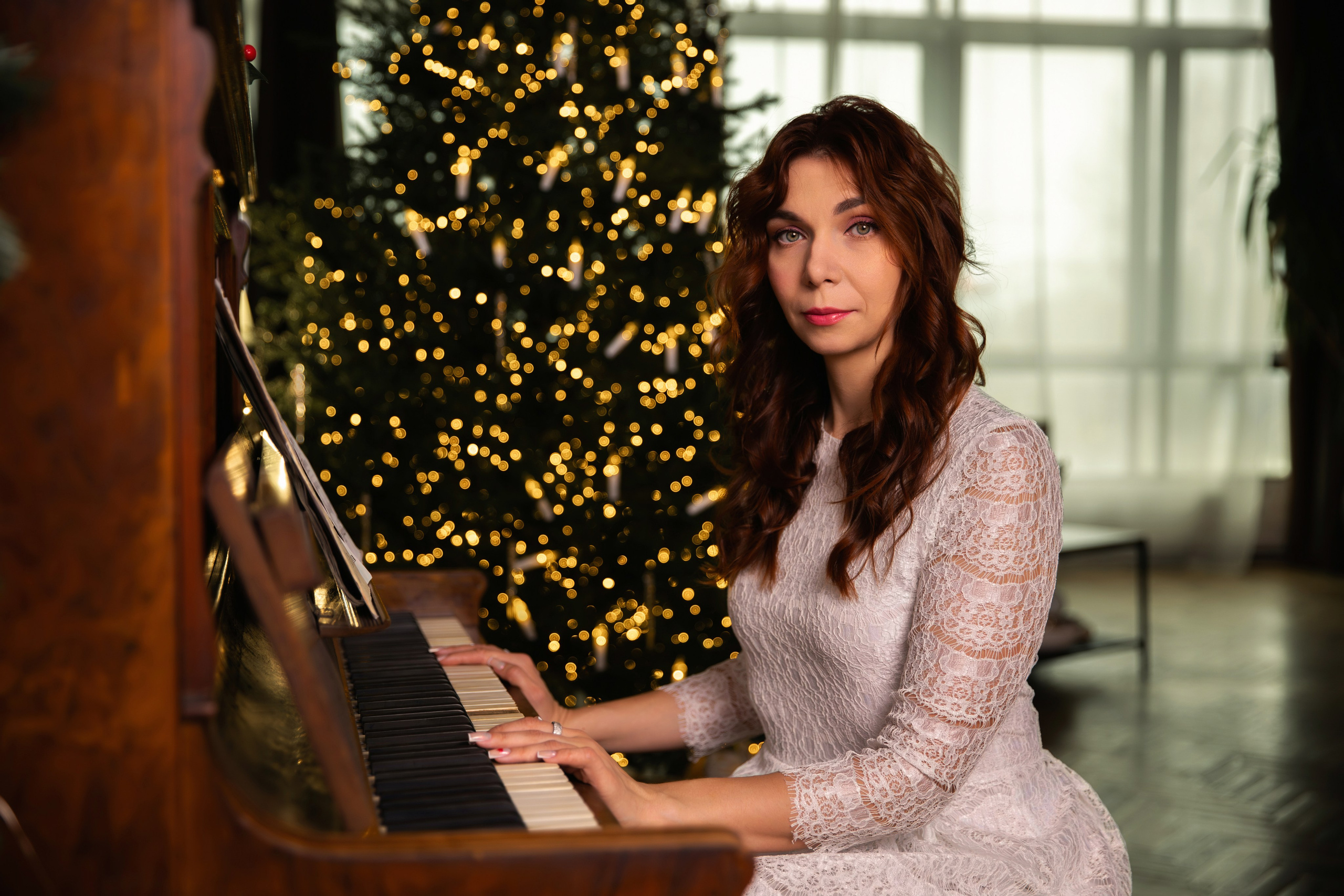 Новогодняя Фотосессия в студии В Москве. Семейный и женский фотограф в Москве Надежда Воробьева