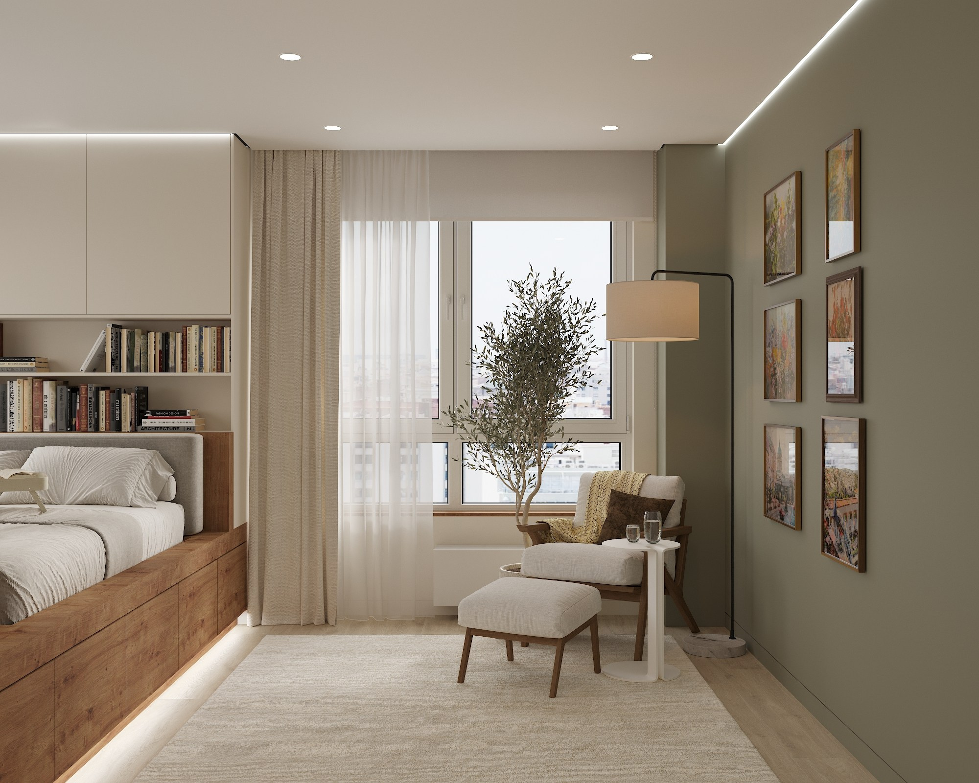 Квартира «Спокойные чувства». Архитектура, дизайн-интерьера, проектирование