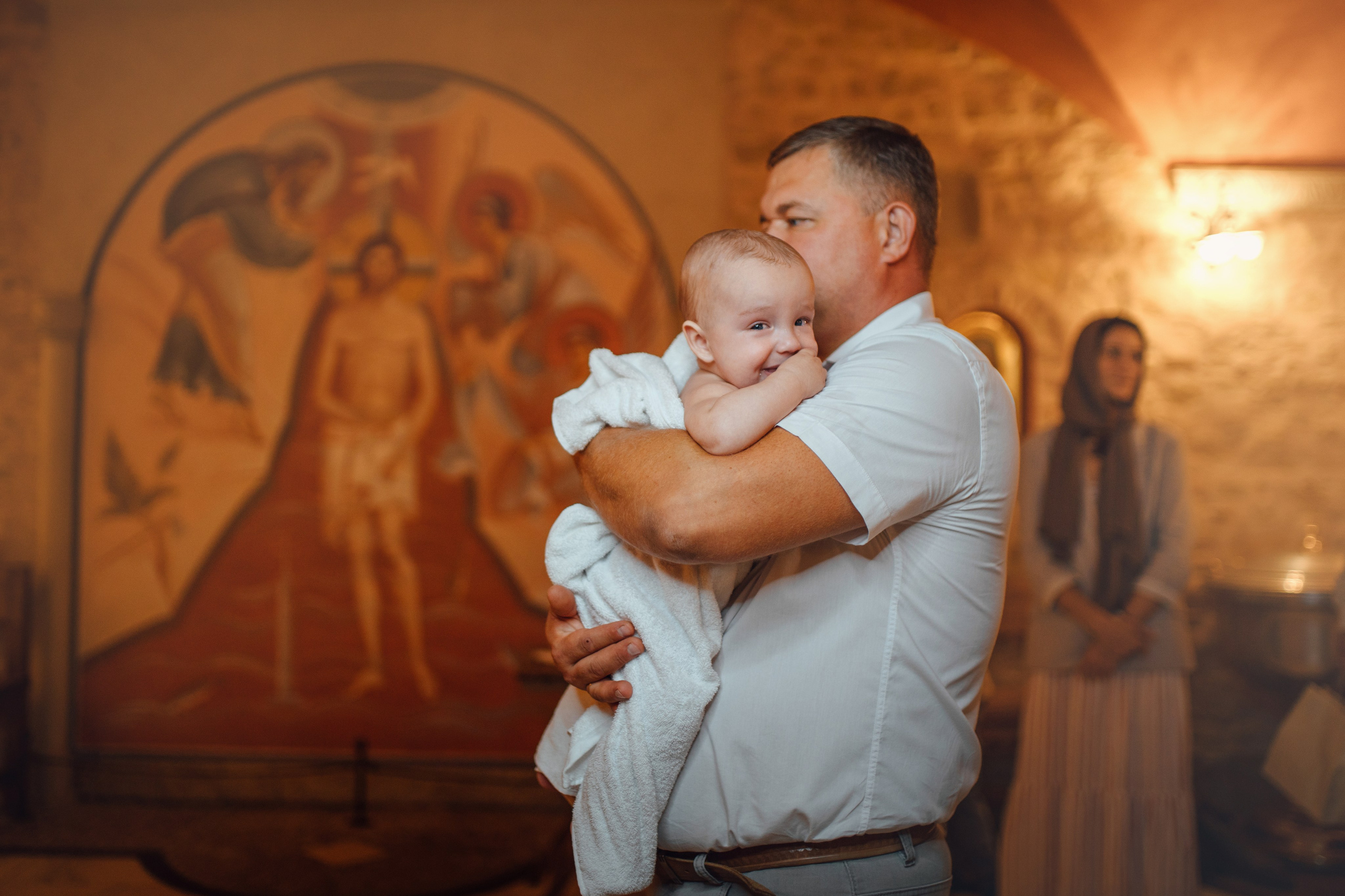 Крещение Егора (Георгия) Державный храм, св. Елисаветенского монастыря, Новинки, август 2024