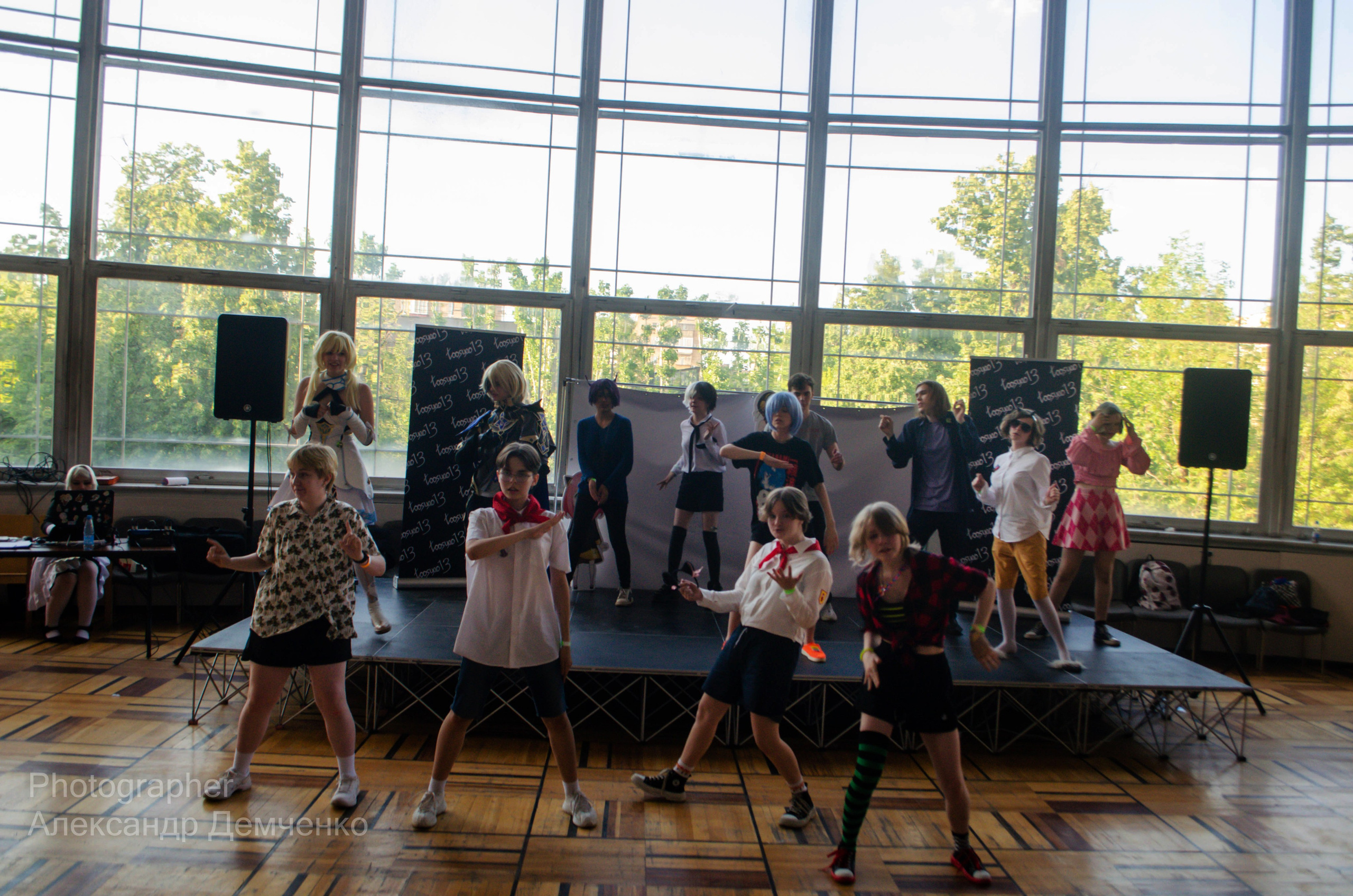 Фотосессия сцены в Москве на разных репортажных мероприятий