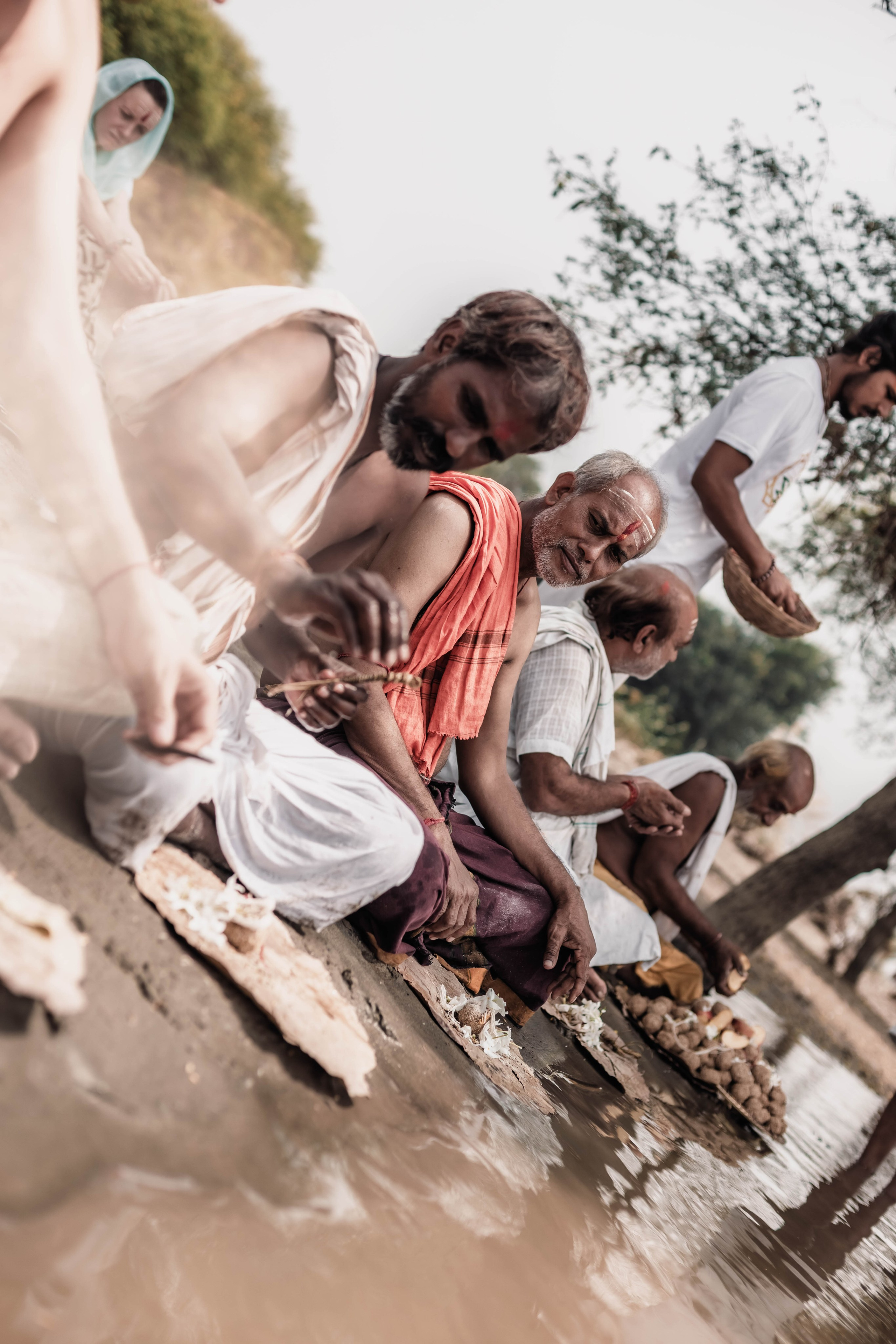 Pitri Paksha yagyas & poojas Devraha Baba ji ashram. Mariam Bagdasaryan