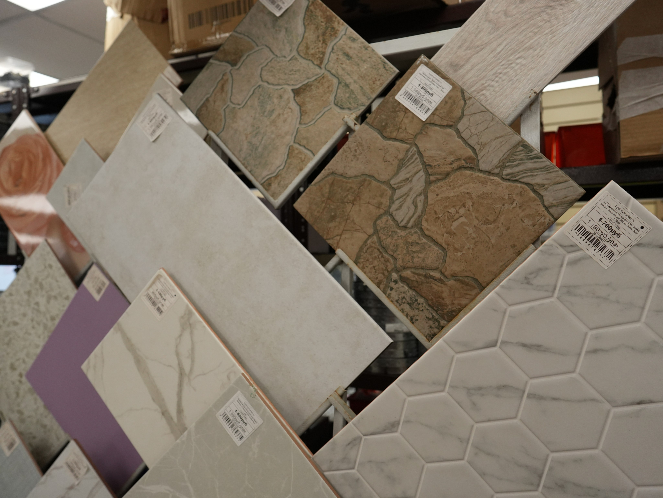 Керамическая плитка. Строительный магазин низких цен Экономкин