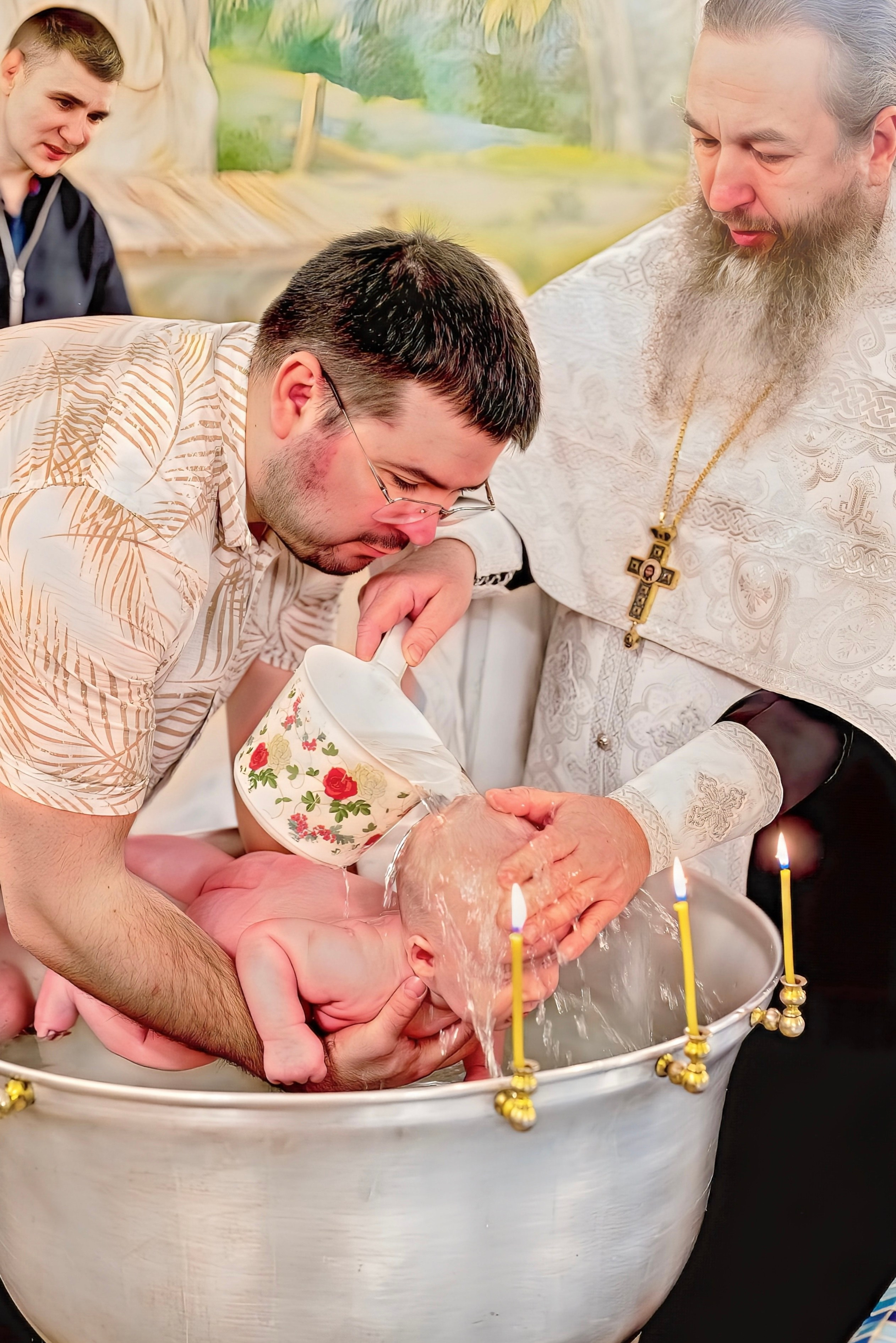 Крещение в церкви Петра и Февронии Муромских. Семейный и детский фотограф Москва