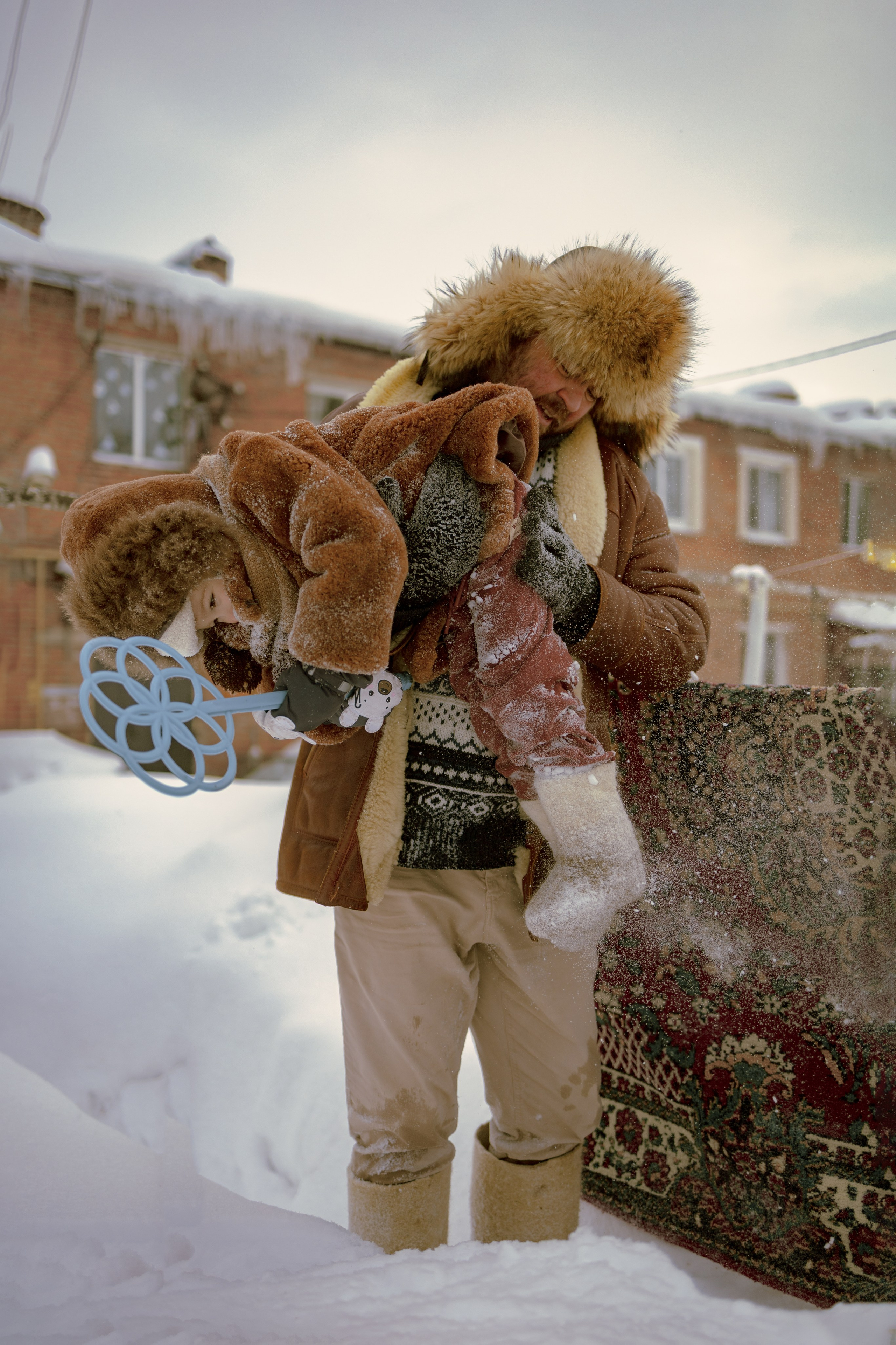 В снежном море на ковре‑корабле. Семейный и детский фотограф Рядчикова Екатерина Москва