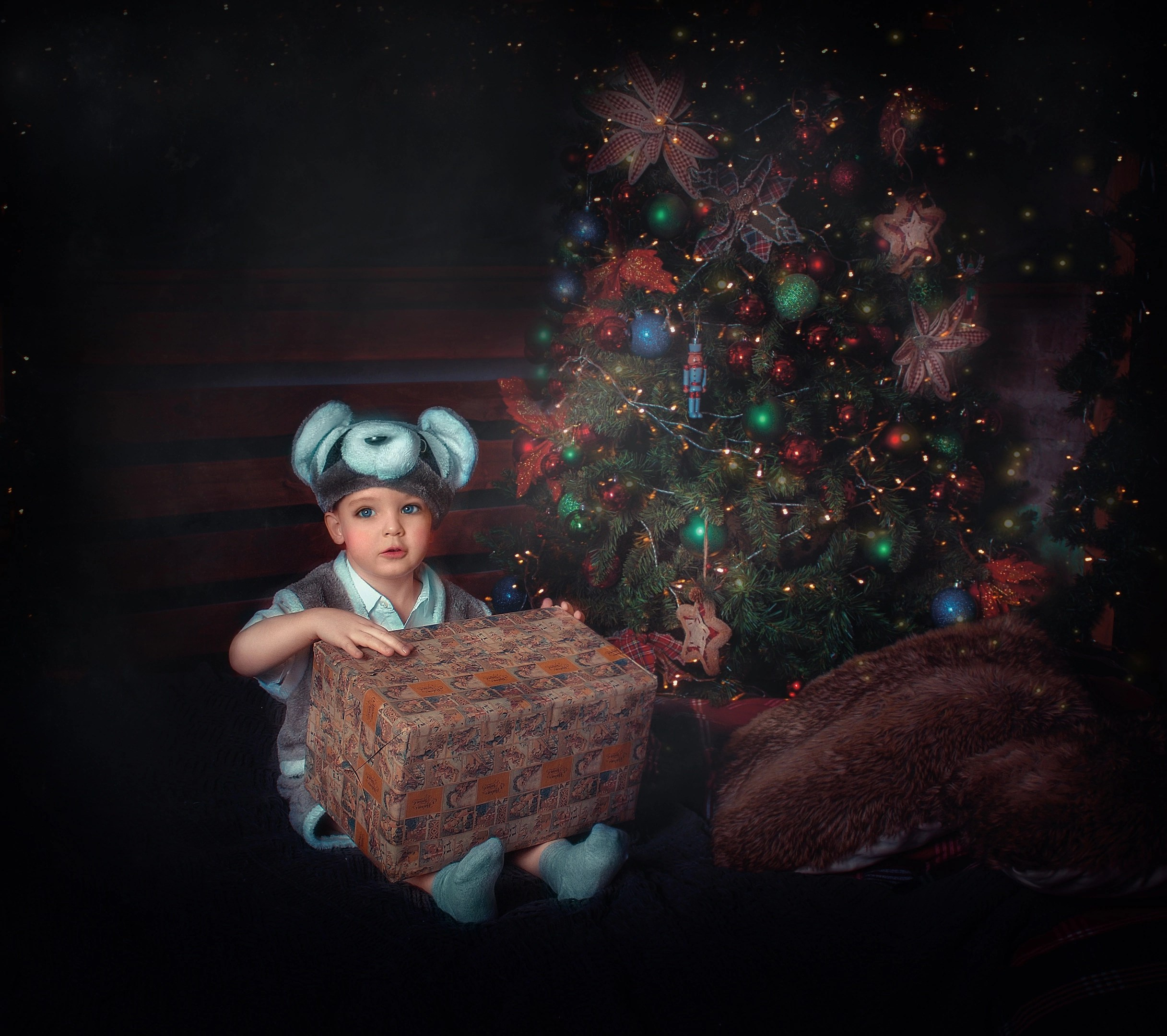 Новогодняя фотосессия. Семейный, свадебный и детский фотограф в Новосибирске Ольга Хидченко