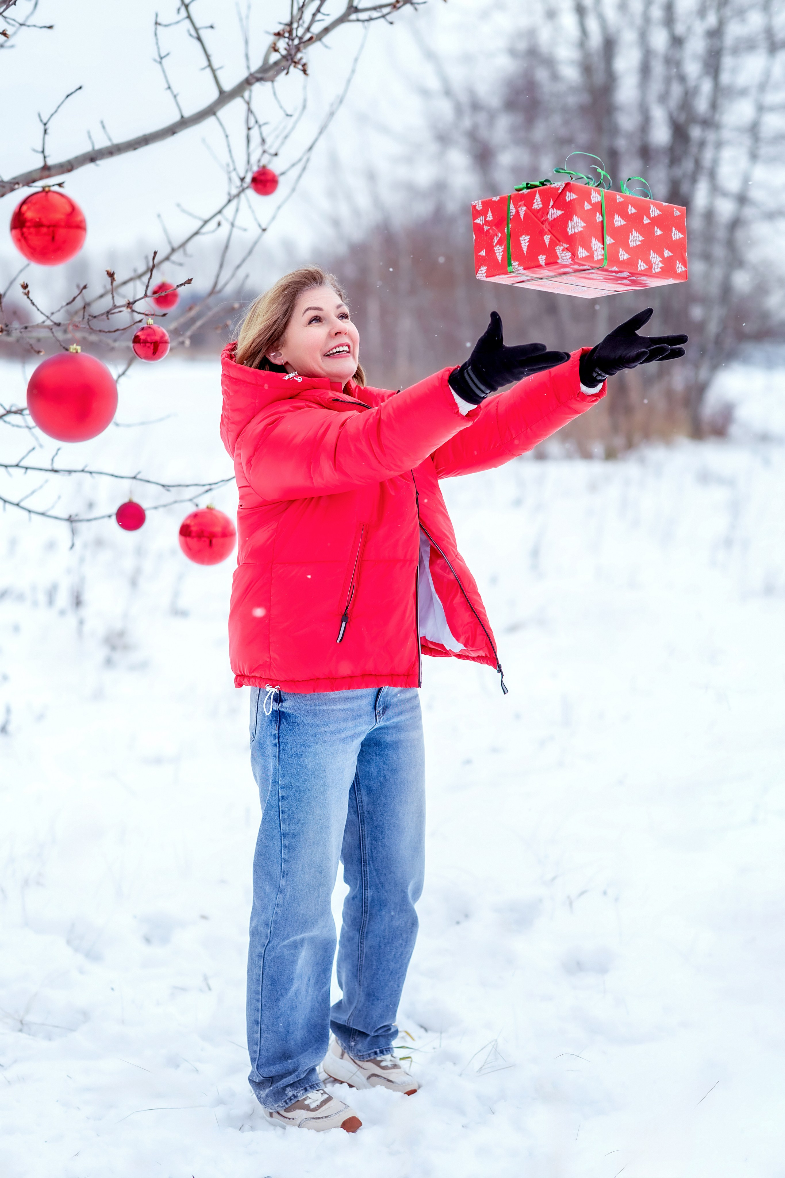 Фотопроект «Красные ШАРЫ». Фотограф Алина Лебедь