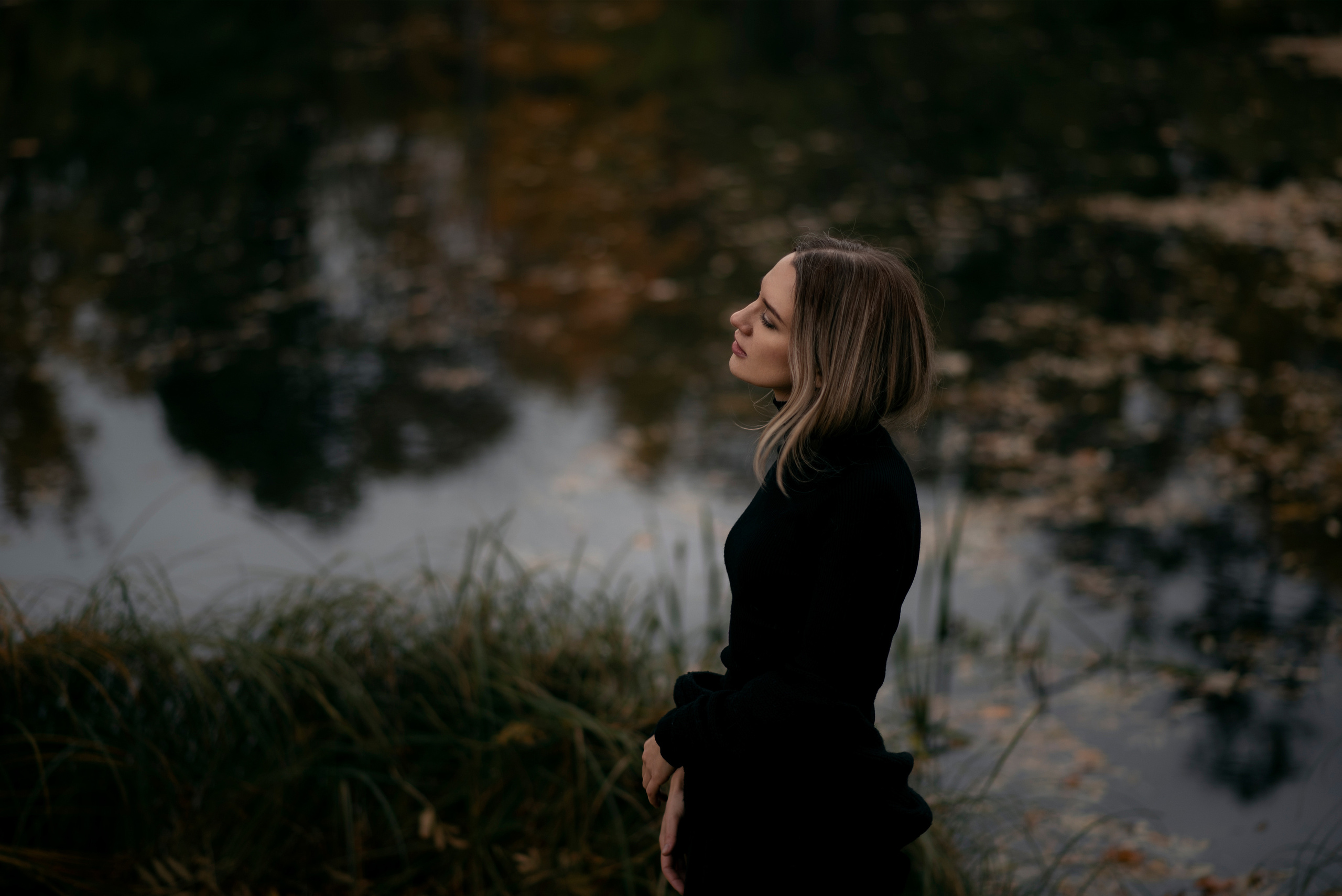 Портретная фотосессия в осеннем парке. Юля Дэй • Фотограф, Санкт-Петербург