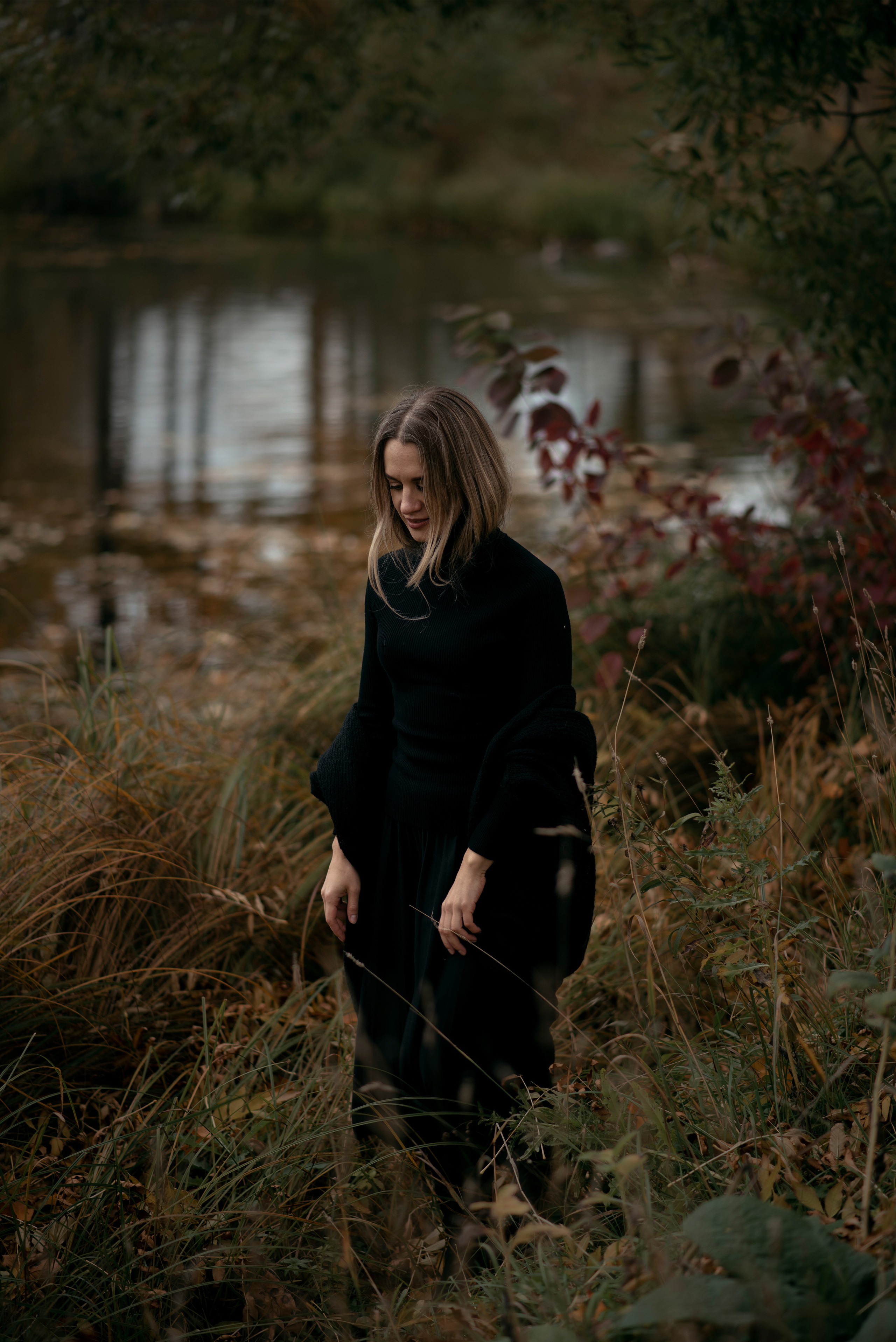 Портретная фотосессия в осеннем парке. Юля Дэй • Фотограф, Санкт-Петербург