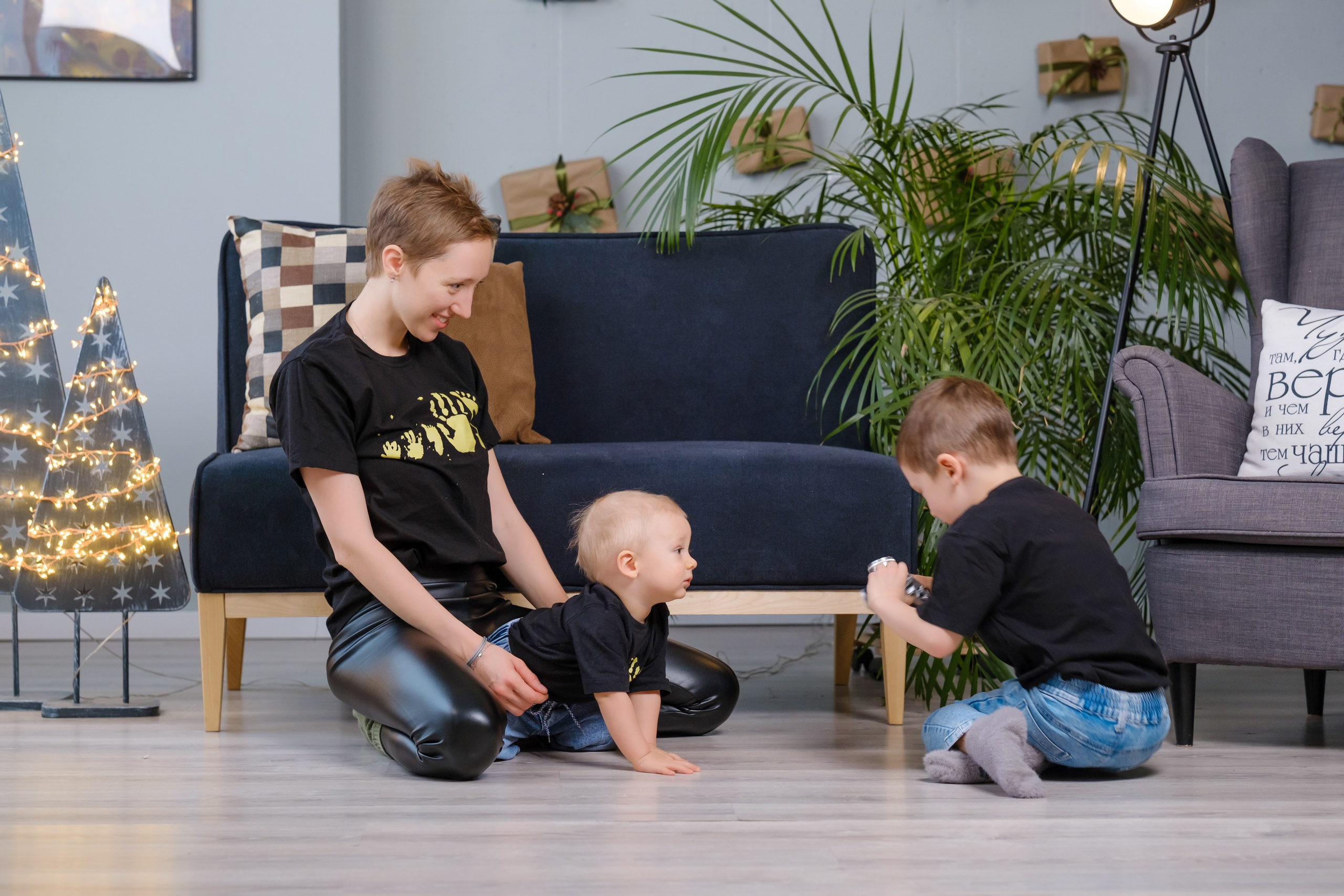 Новогодняя фотосессия. Семейный и детский фотограф в Москве Светлана Потемкина