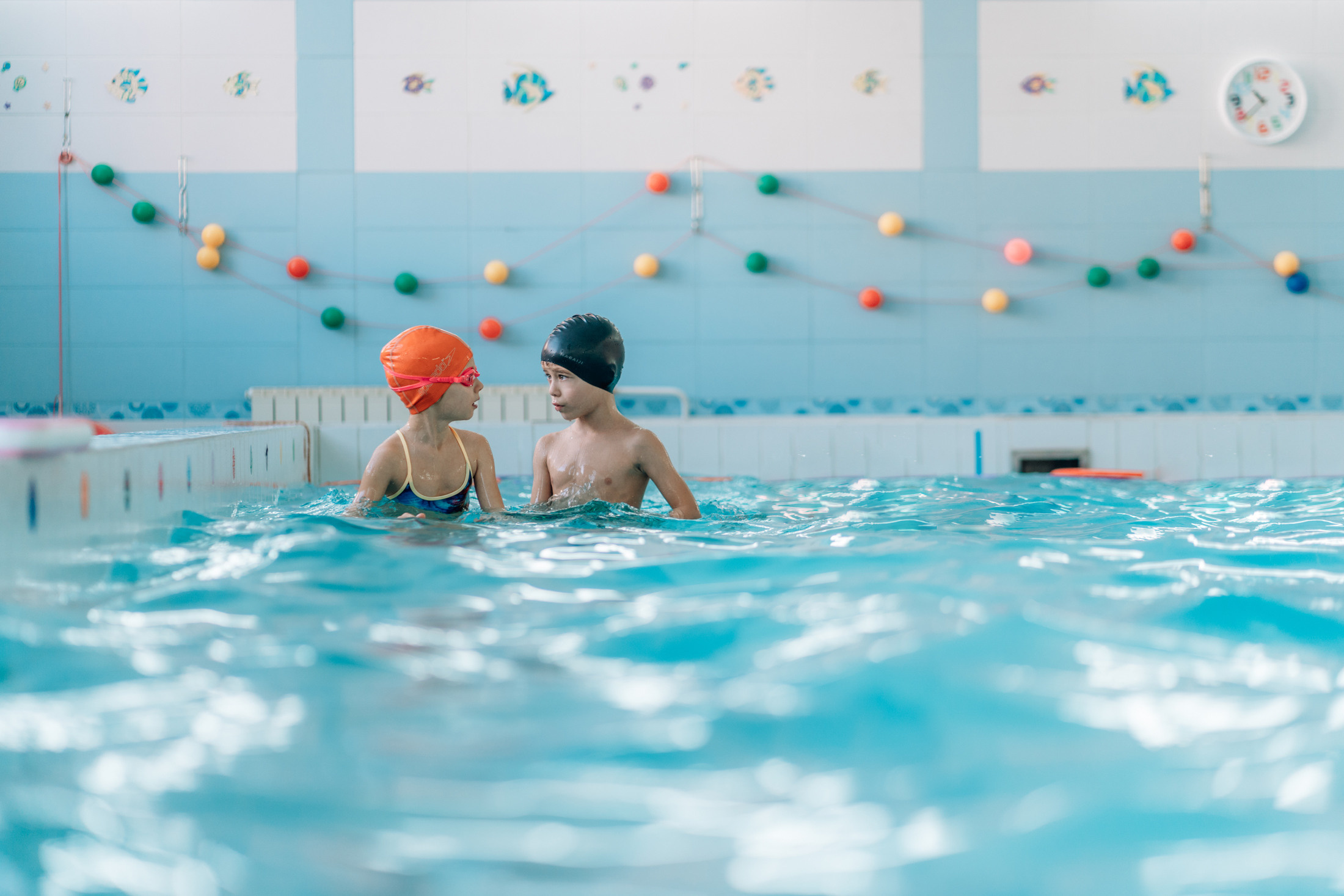 Занятие в бассейне, д/с 300 группа «Улыбка». Детский и семейный фотограф в Красноярске Настя Ярош