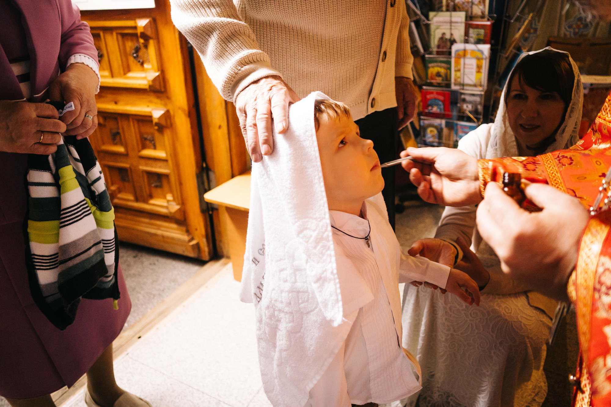 Таинство крещения. Детский и семейный фотограф в Красноярске Настя Ярош