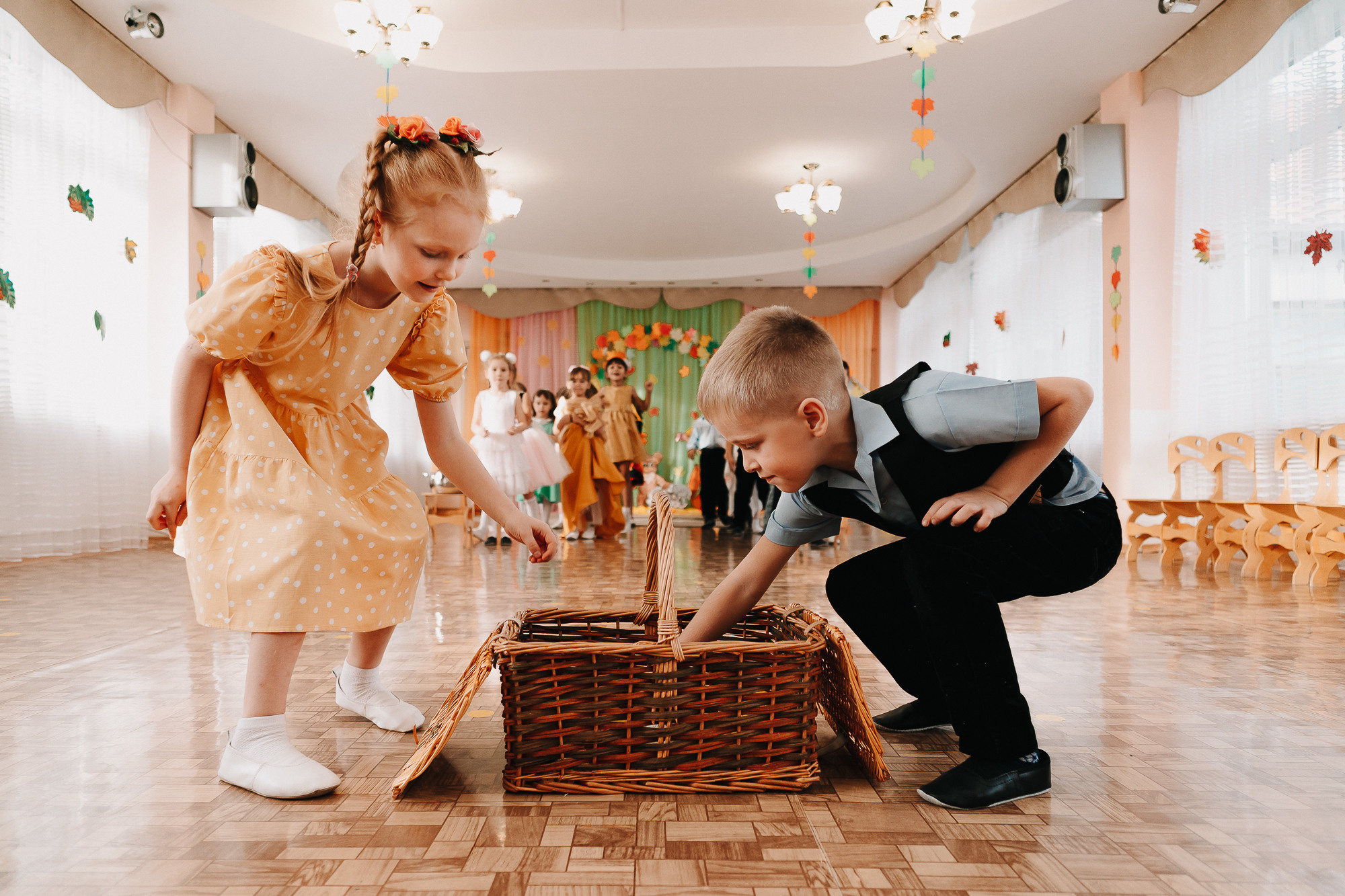 Праздник осени, утренник, д/с 292 группа «Буратино». Детский и семейный фотограф в Красноярске Настя Ярош