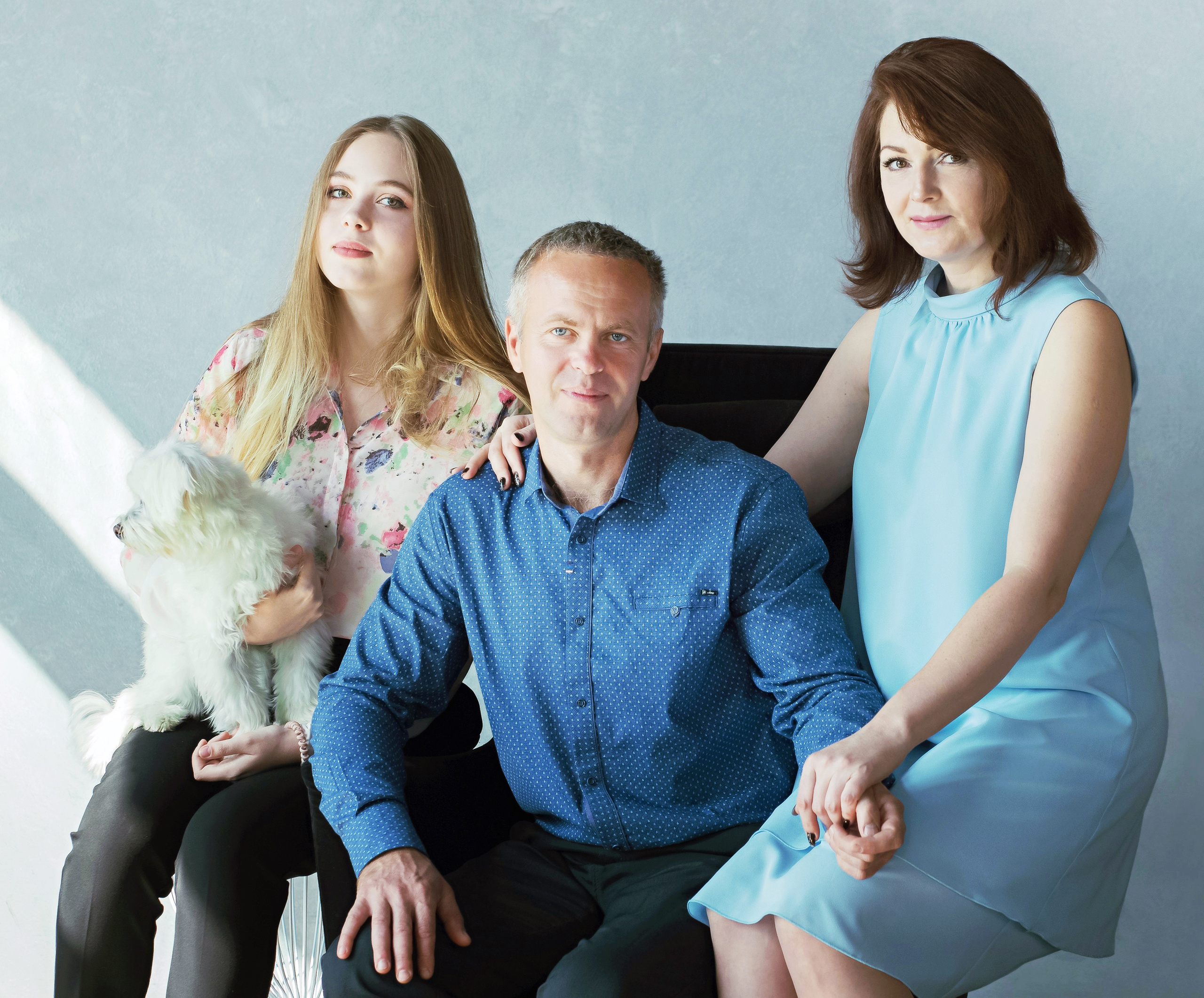 Семейная фотосессия в студии Тулы. Семейный и детский фотограф в Туле Инна Март