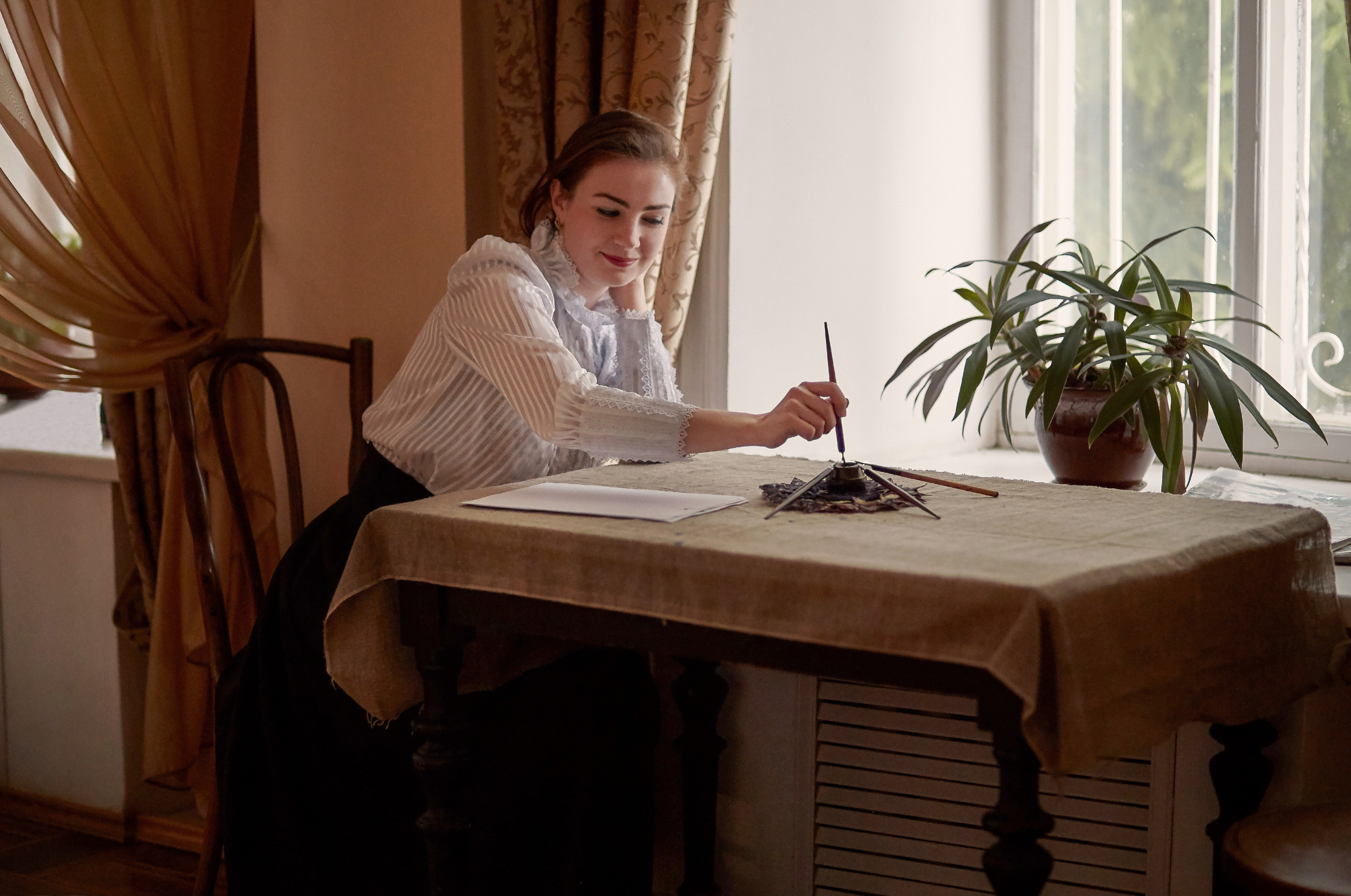 Фотосессия в Туле, фотограф в Туле, портретная фотосессия, Костюмированная фотосессия. Крапивенский музей. Филиал музея "Ясная Поляна"  