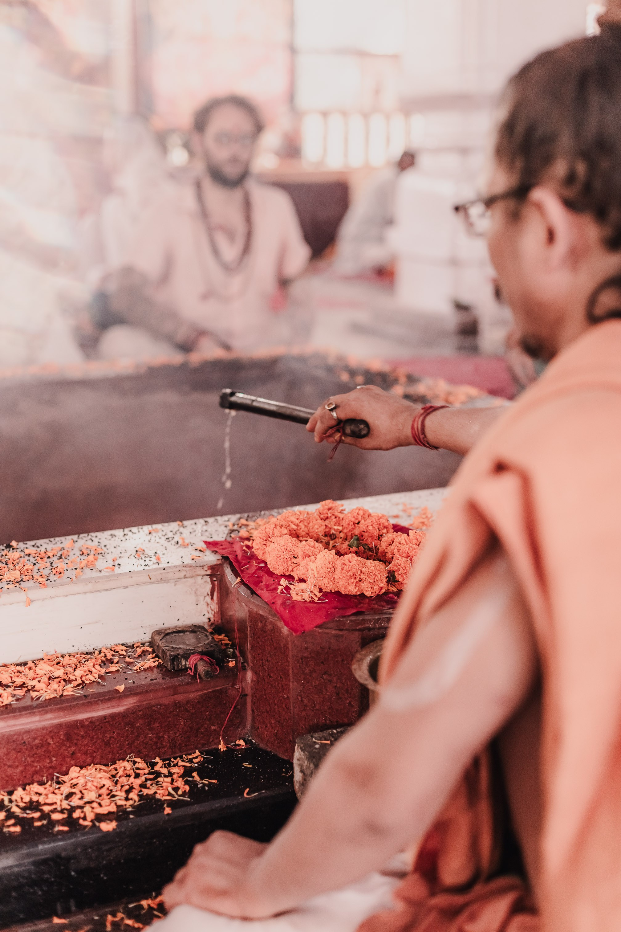 Navaratri yajna at Devraha Baba Ji ashram. Мариам Багдасарян