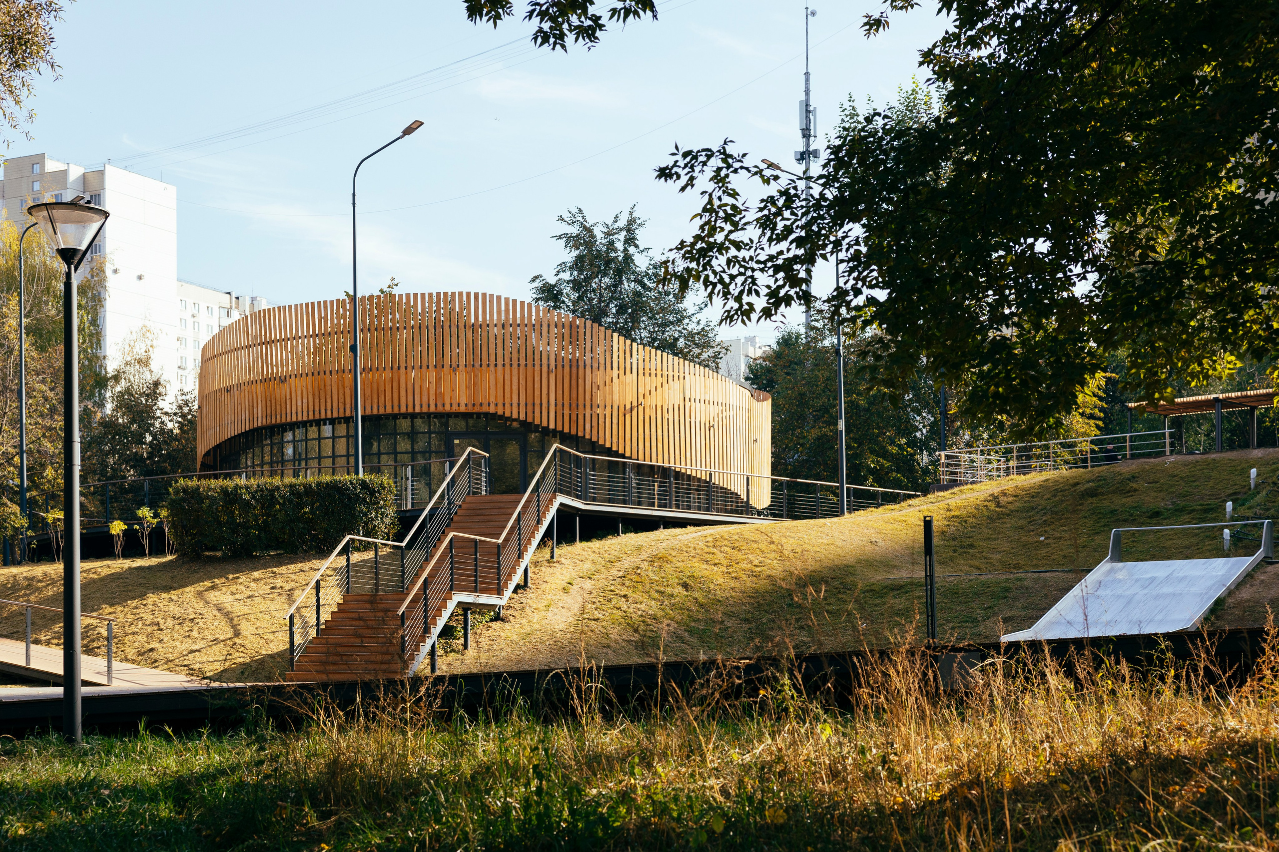 Фотосъемка для архитектурного бюро А4 «Парк Яуза». Фотограф Георгий Нигматулин