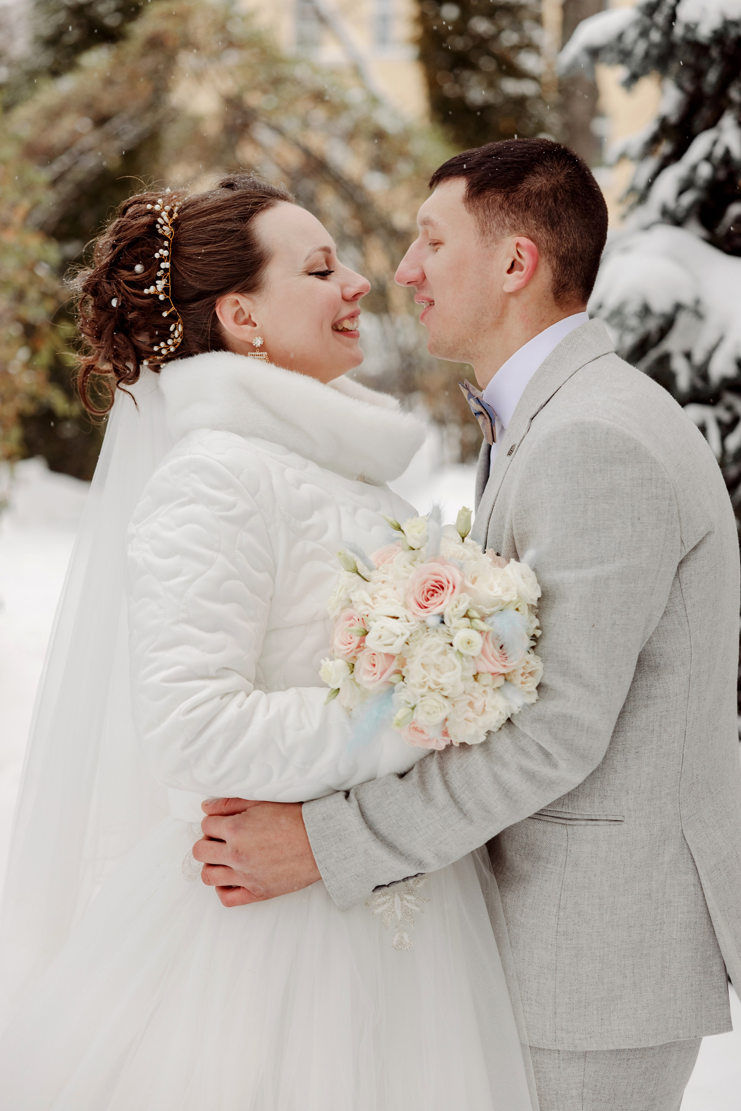 Зимняя свадьба Петергоф. Фотограф в Санкт-Петербурге Знаменская Ирина