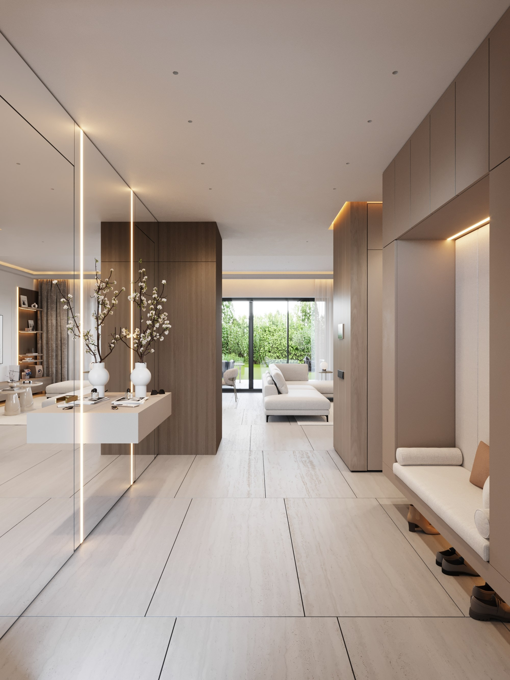 Дом в Раменском. Архитектурные интерьеры