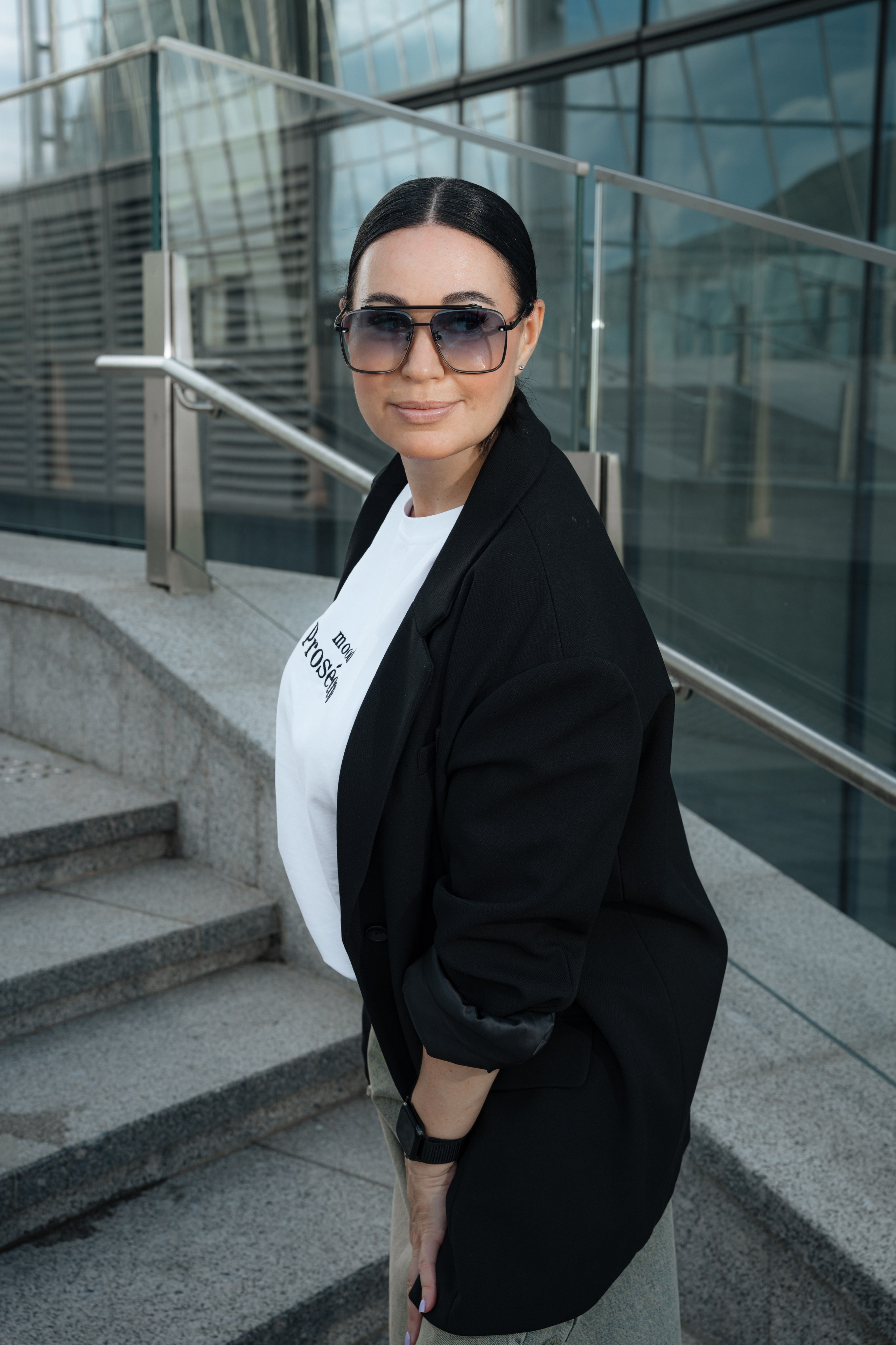 Елена. Лахта центр. Портретный фотограф в Санкт-Петербурге Дмитриева Наталия