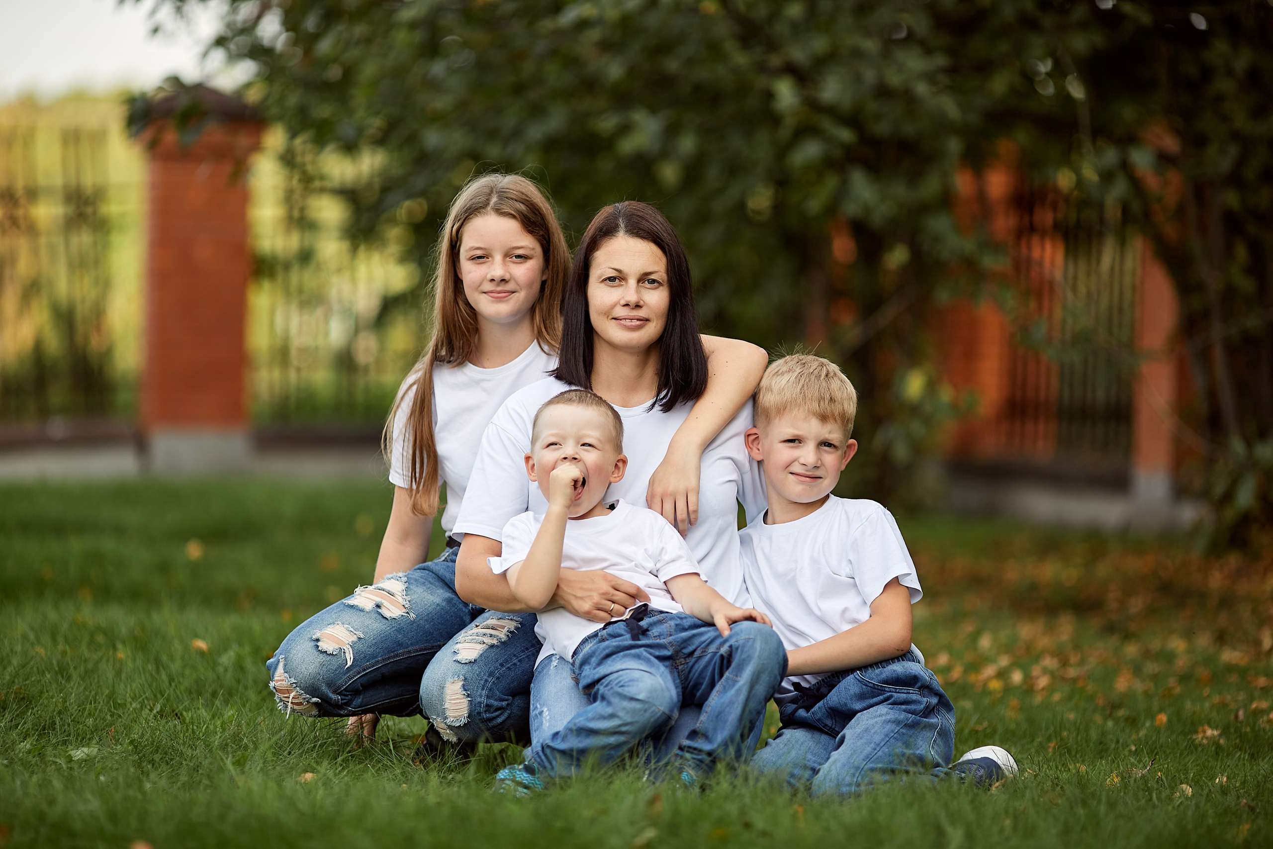 2 дочки, 2 сыночка. Фотограф Москва|Ясенево Яна Новокрещенных
