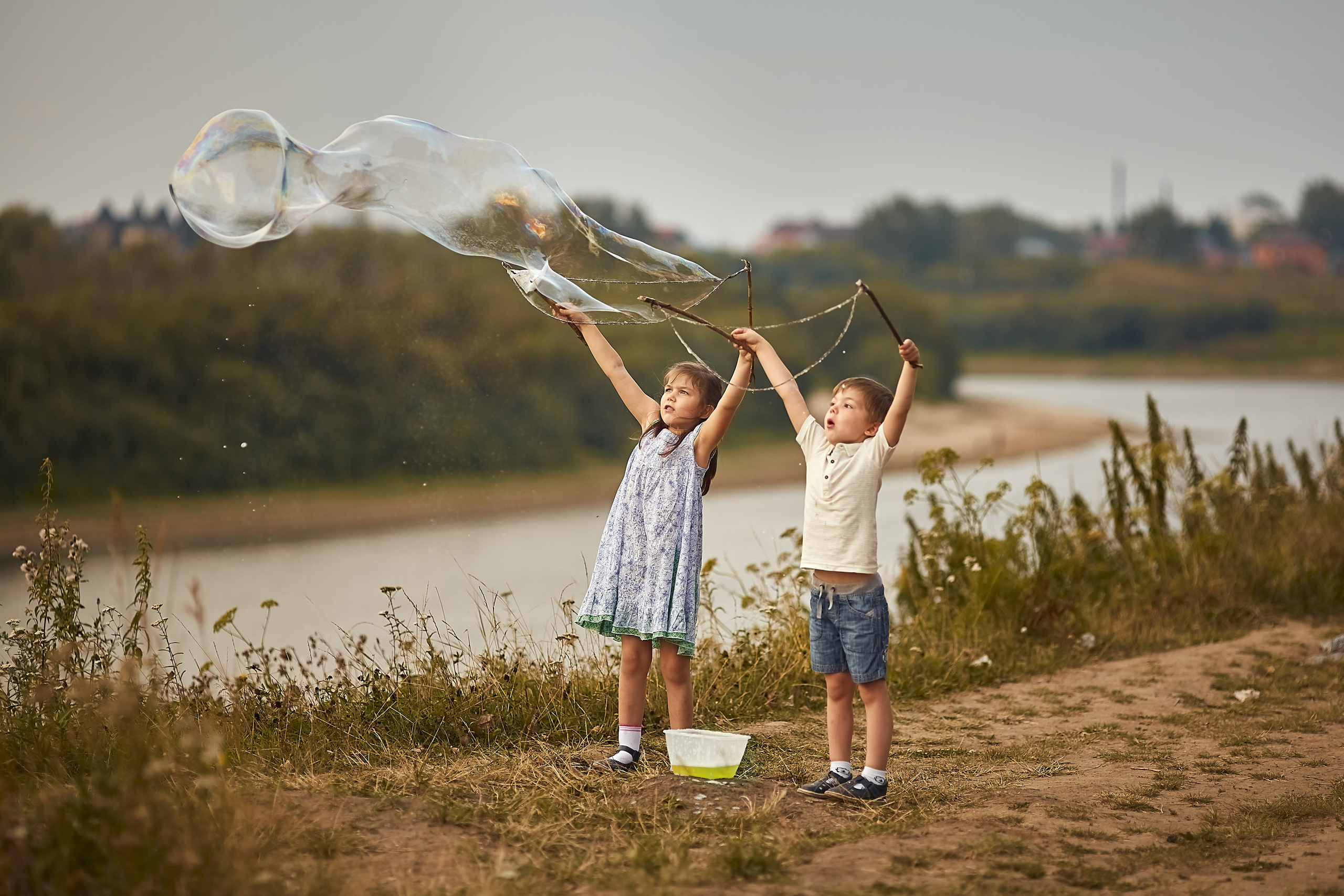 Магия вне Хогвардса. Чудесные пузыри. Фотограф Москва|Ясенево Яна Новокрещенных