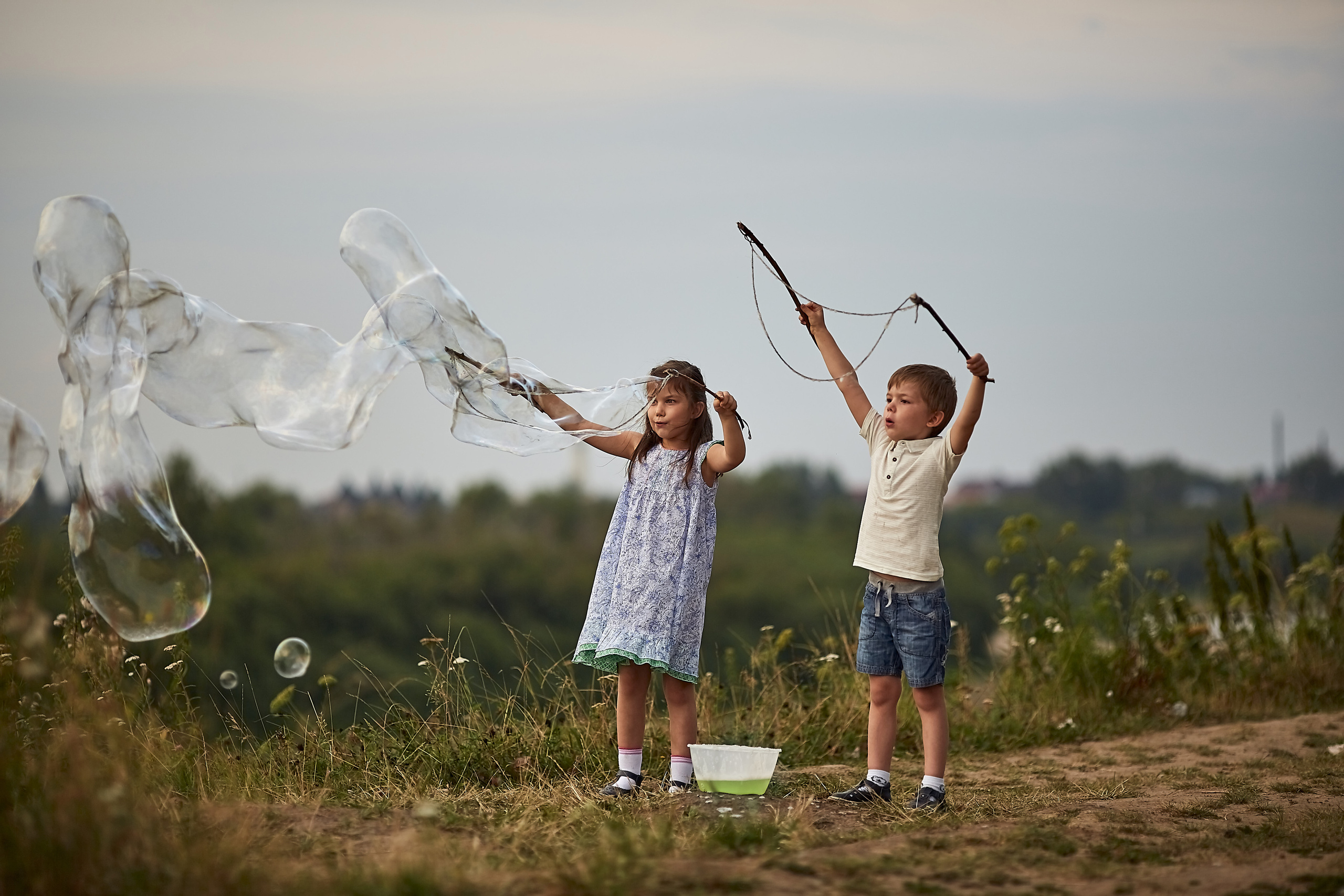 Магия вне Хогвардса. Чудесные пузыри. Фотограф Москва|Ясенево Яна Новокрещенных