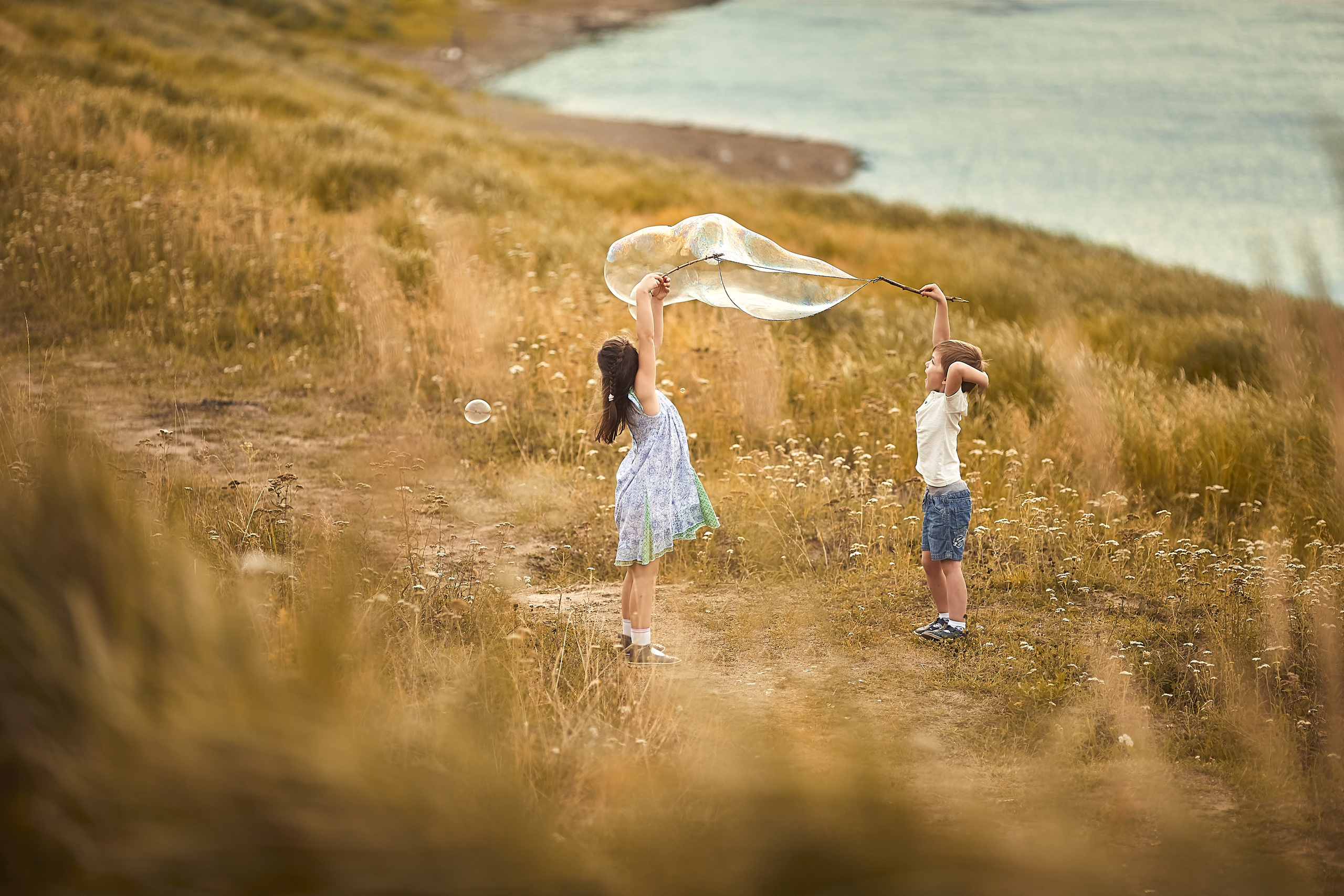 Магия вне Хогвардса. Чудесные пузыри. Фотограф Москва|Ясенево Яна Новокрещенных