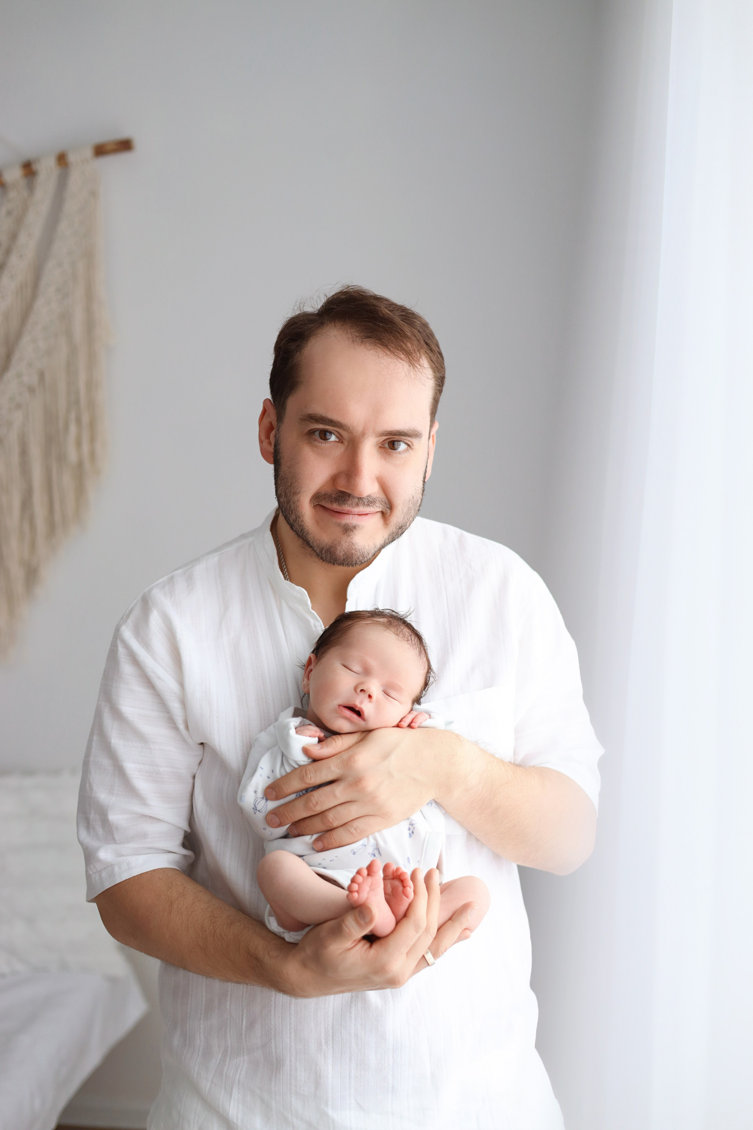 Фотосъемка новорожденного в Москве в натуральном стиле. Фотограф новорожденных Москва. Ньюборн фотограф Москва