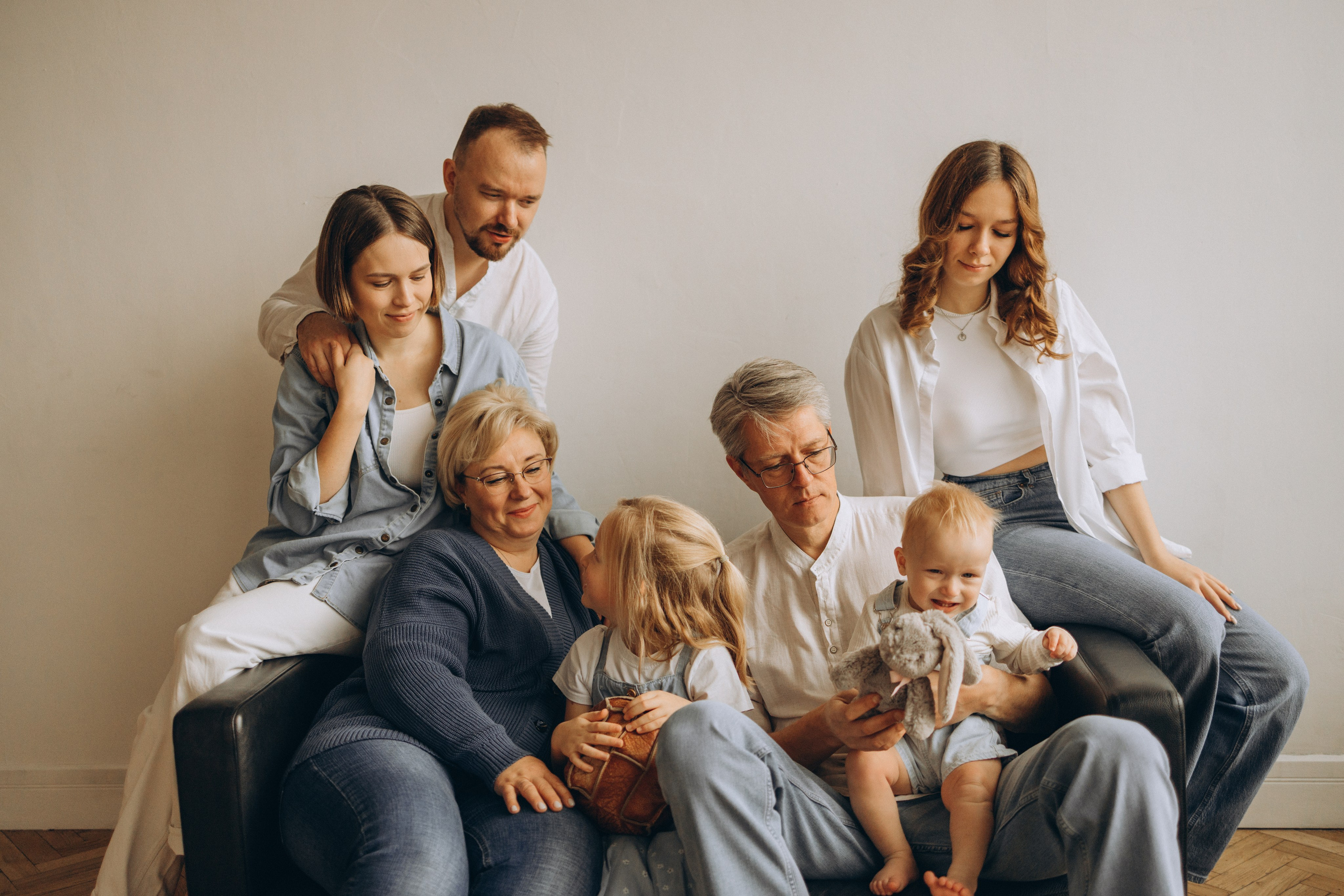 Большая семья. Семейный фотограф Москва Валерия Белова