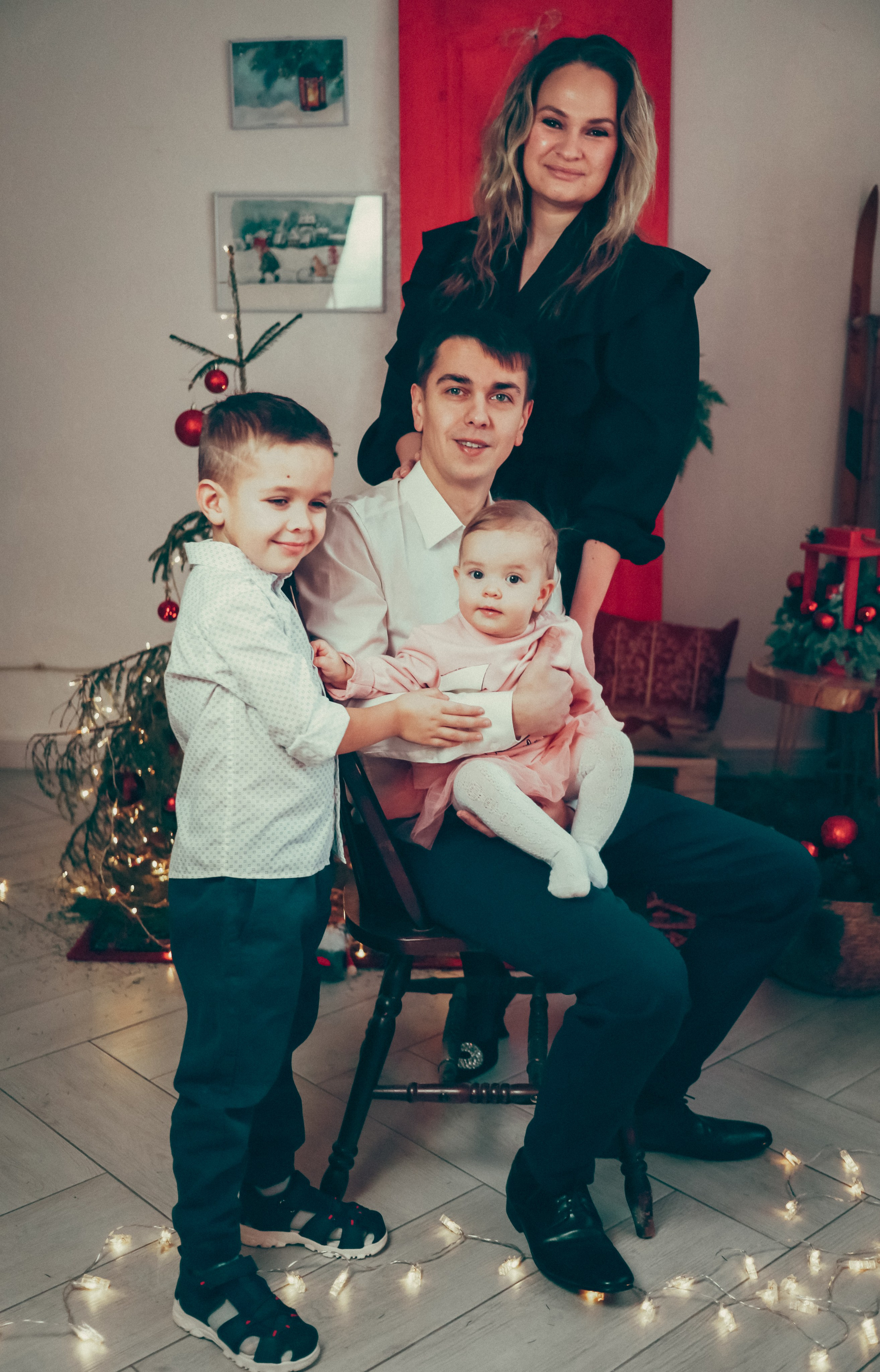 Новогодняя фотосессия в студии