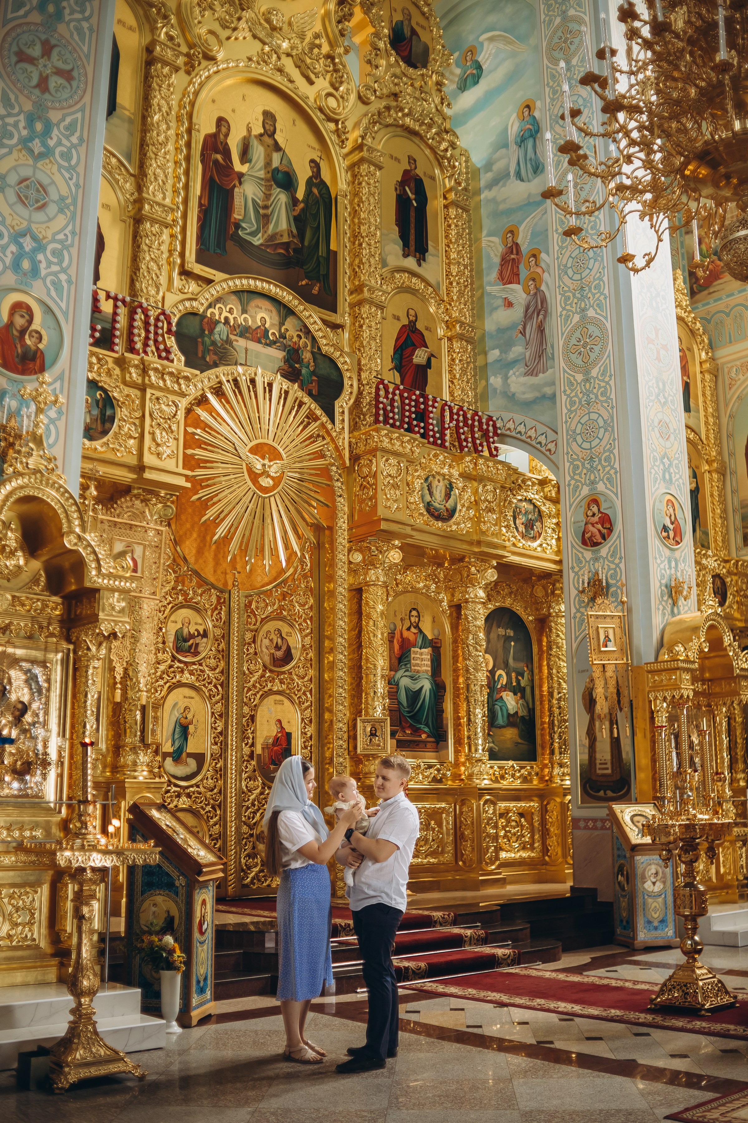 Крещение Надежды. Семейный фотограф в Волгодонске Краченцева Анна