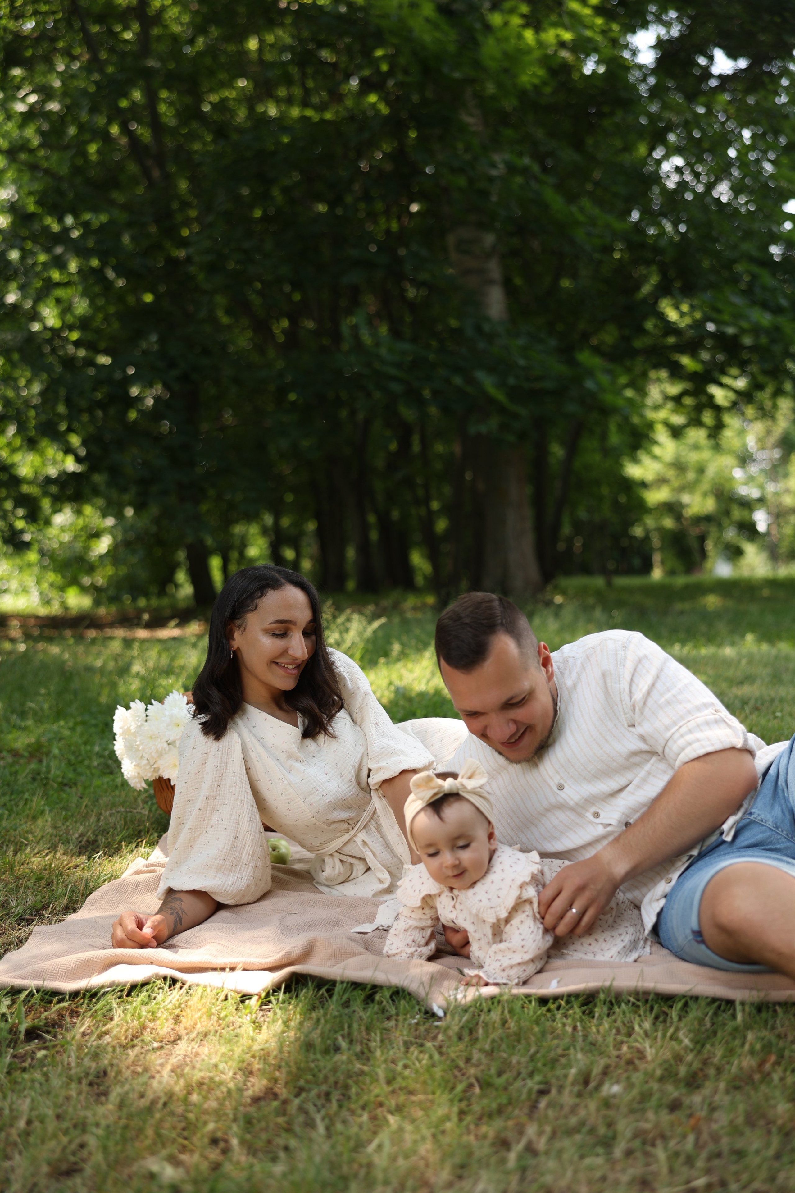 Мила, Валера и Оливия. Свадебный и семейный фотограф в Москве Ломова Ирина