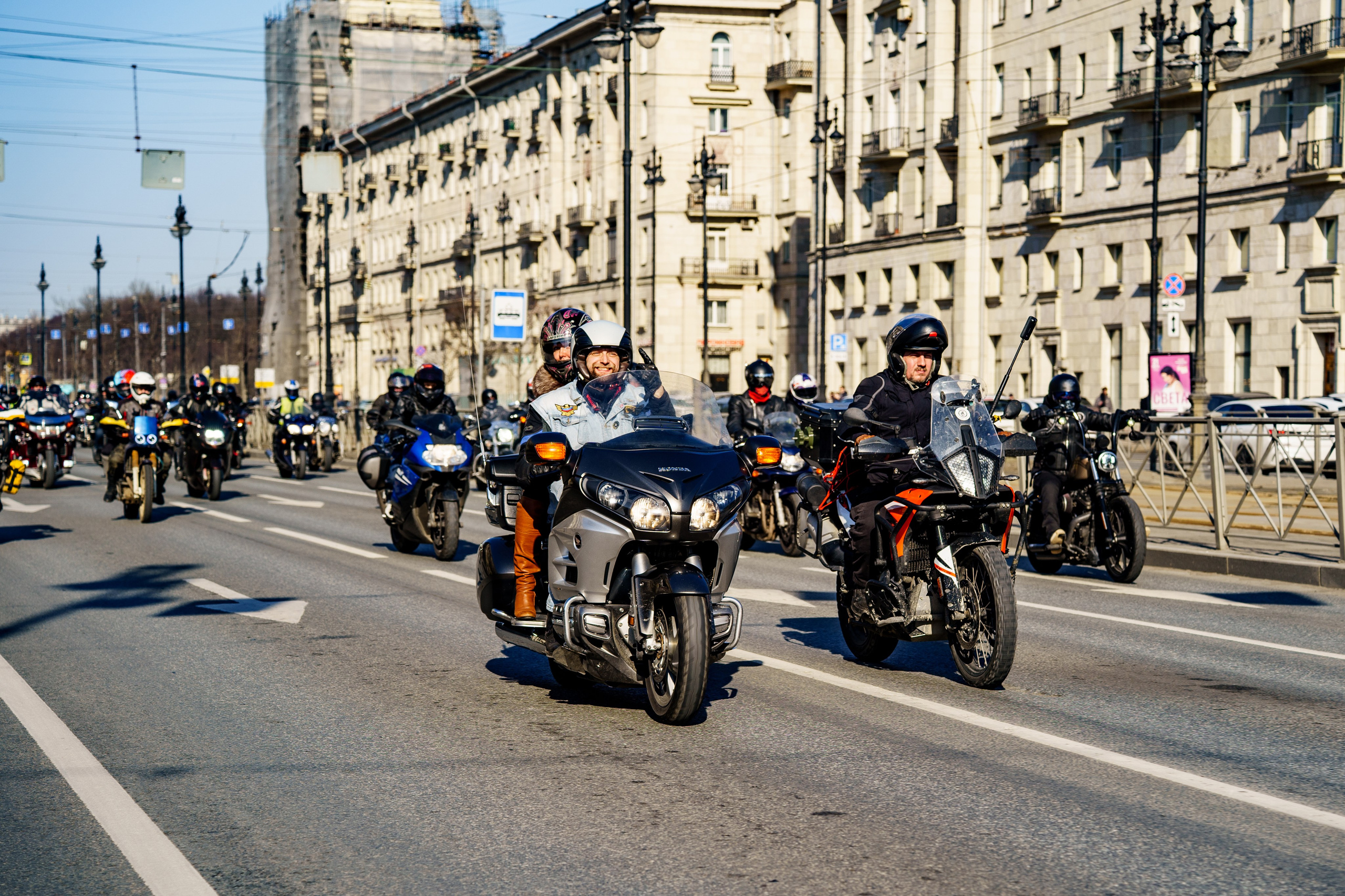 Прохват мотоклуба Norman Riders ч.1. Концертный и репортажный фотограф в Санкт-Петербурге Слава Пахомов