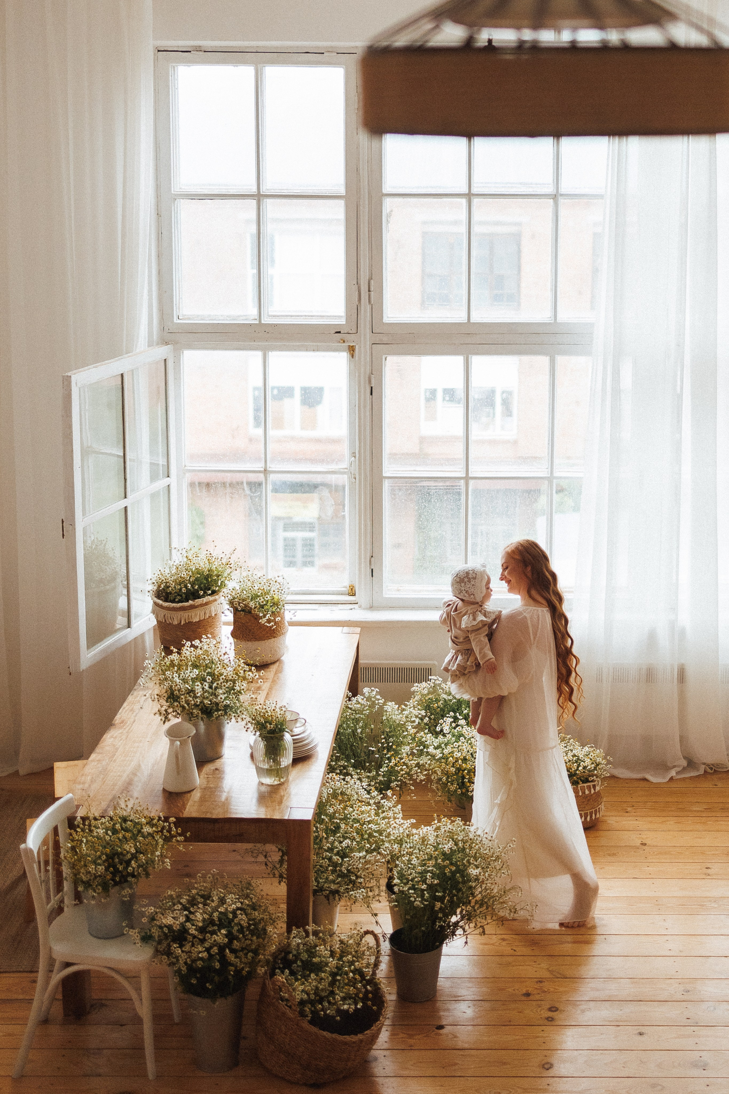 Фотосессия с Ромашками в фотостудии Space JOBS, город Краснодар. Семейный и детский фотограф в Краснодаре Анна Трашкова