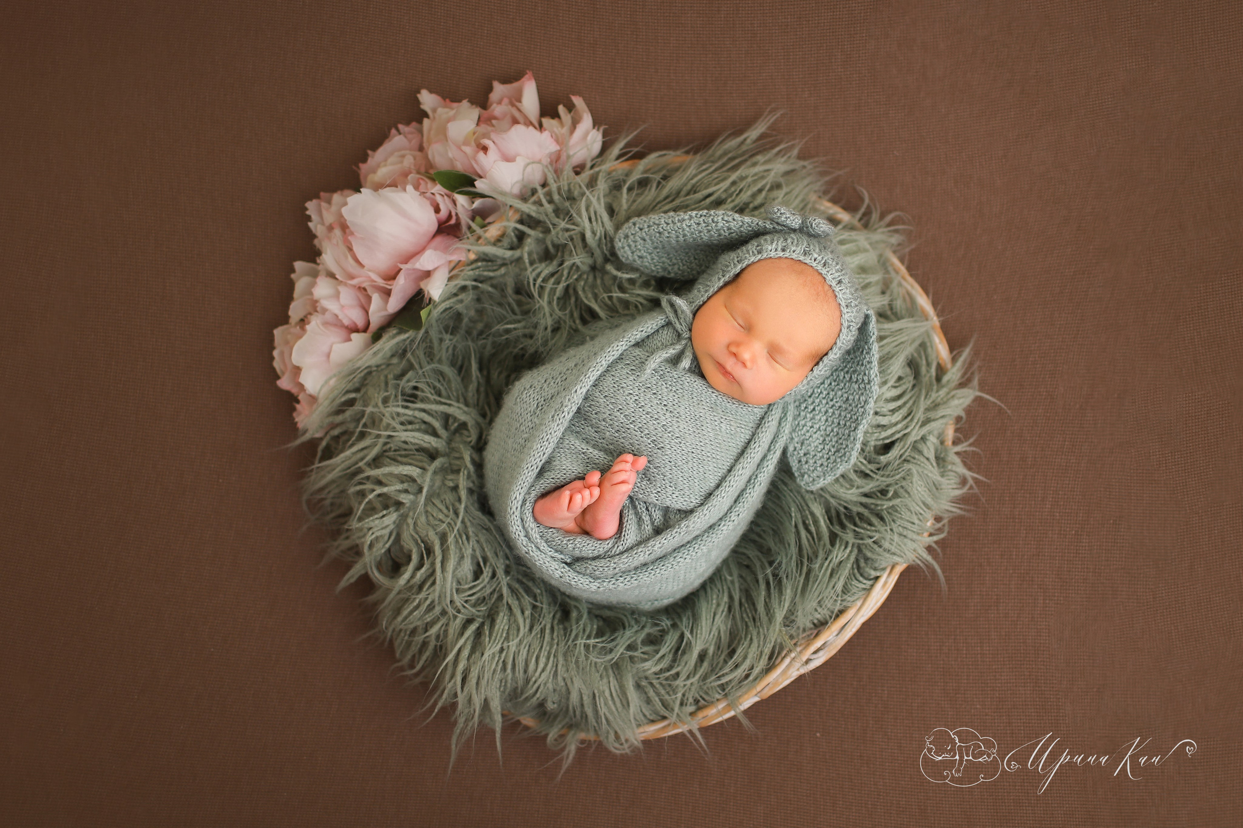 Новорожденная фотосессия для девочек. Ирина Кан Фотограф новорожденных в Екатеринбурге