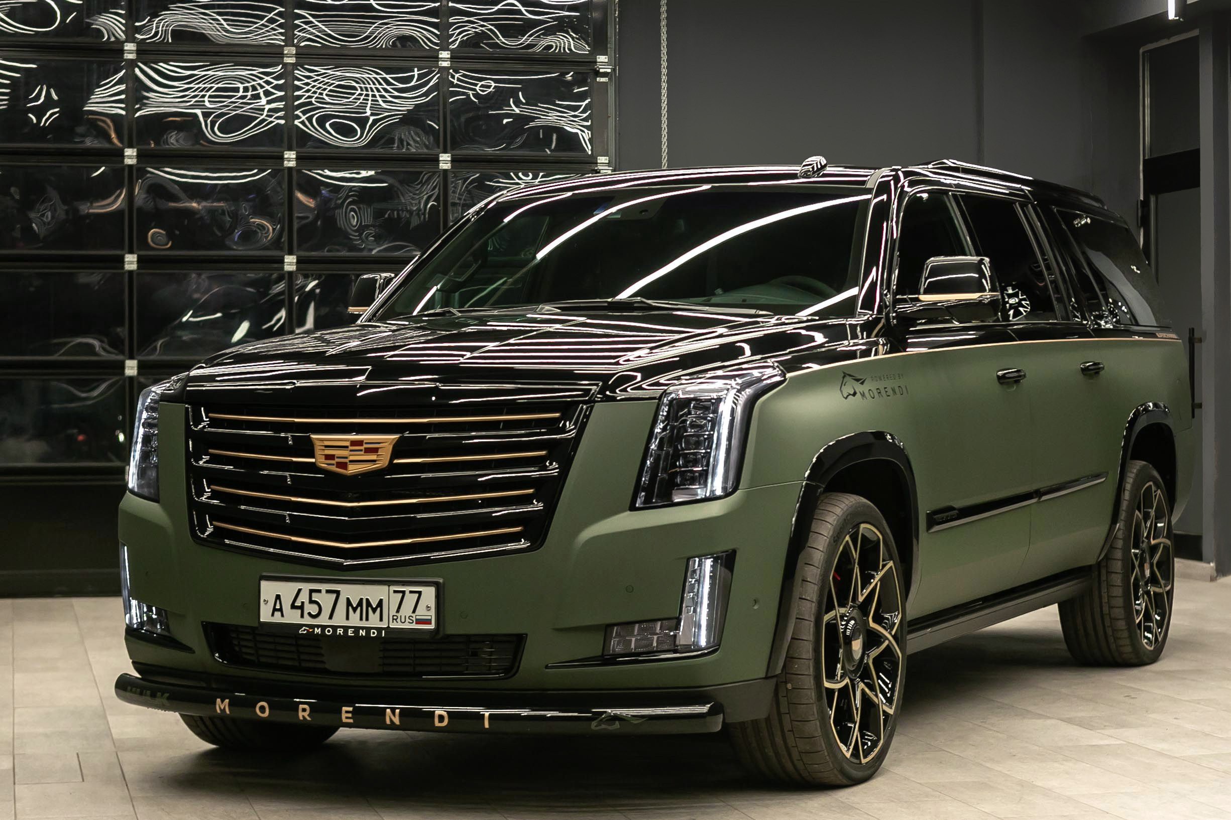 Фотосъемка Cadillac Escalade ESV «HULK» в Москве. Фотограф | Михаил Буш Смоленск