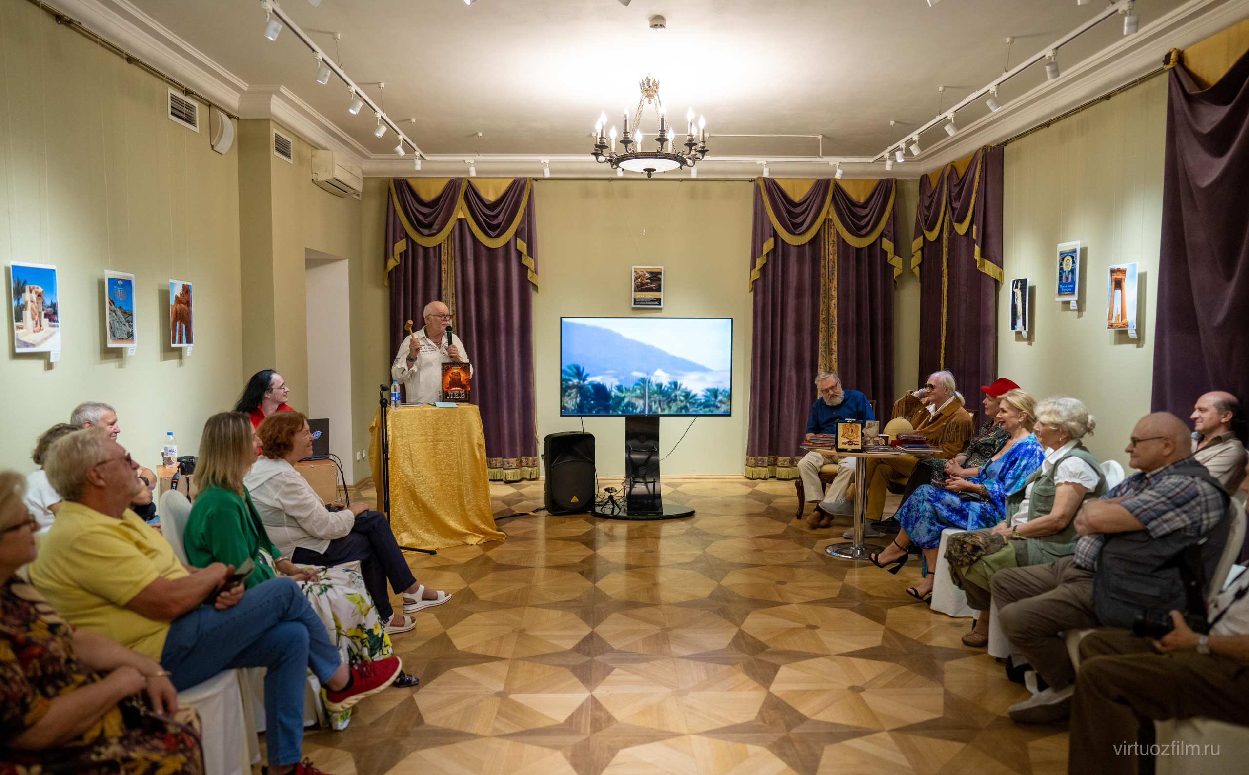 Встреча с писателем и путешественником Андрэ Ролланом