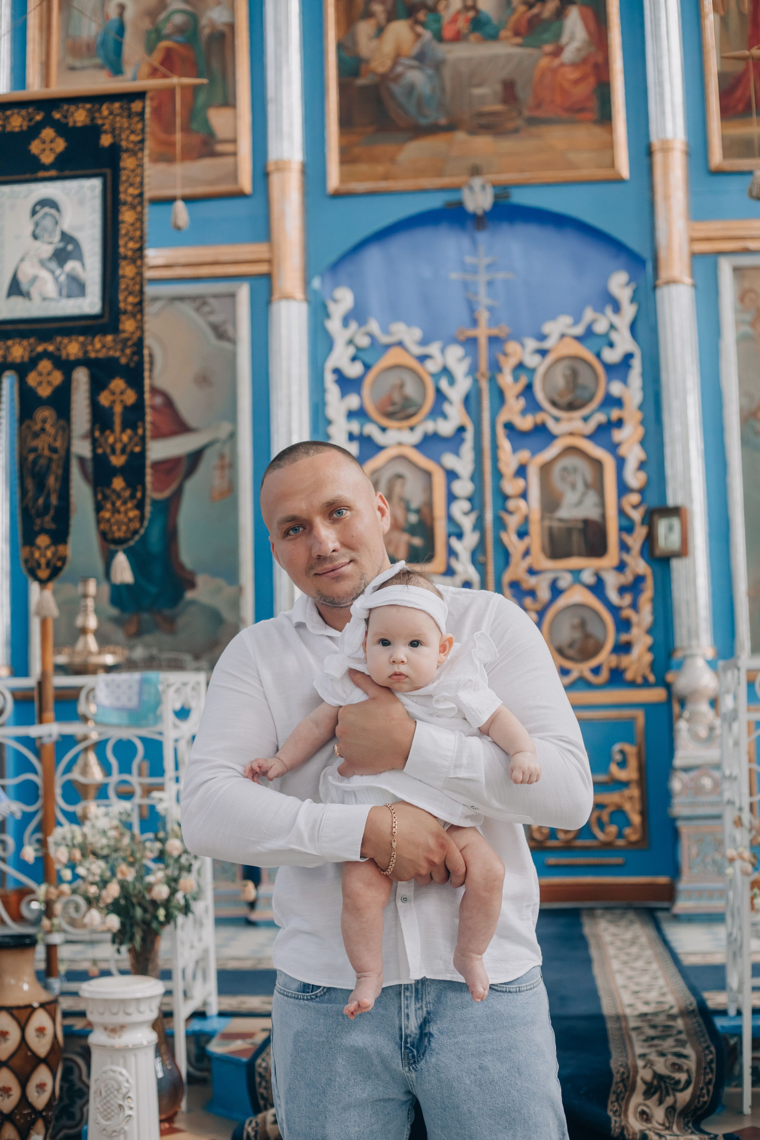 Фотосессия таинство крещения в Тихорецке. Свадебный и семейный фотограф в Краснодарском крае Мария Данилкина