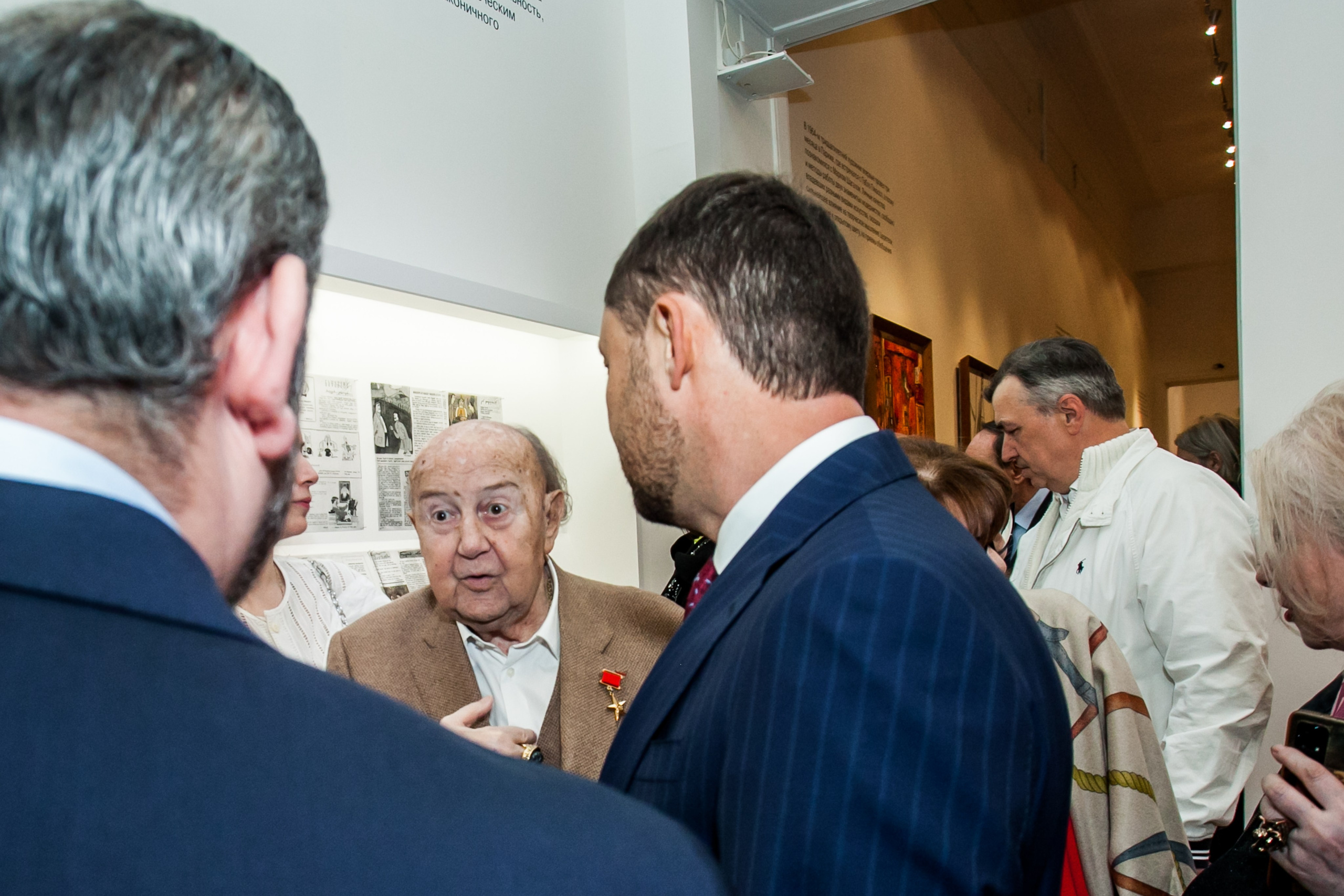 Открытие выставки Зураба Церетели. Art photographer Nino