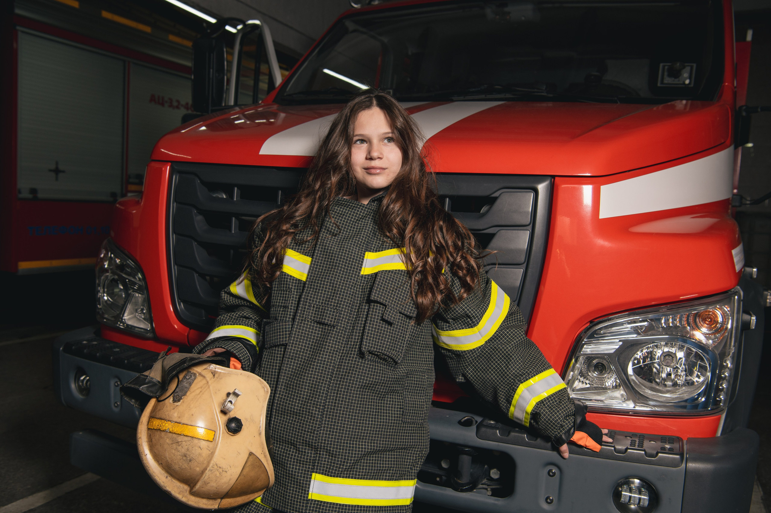Дети пожарные. Детский фотограф в Новокузнецке Николай Чекалин